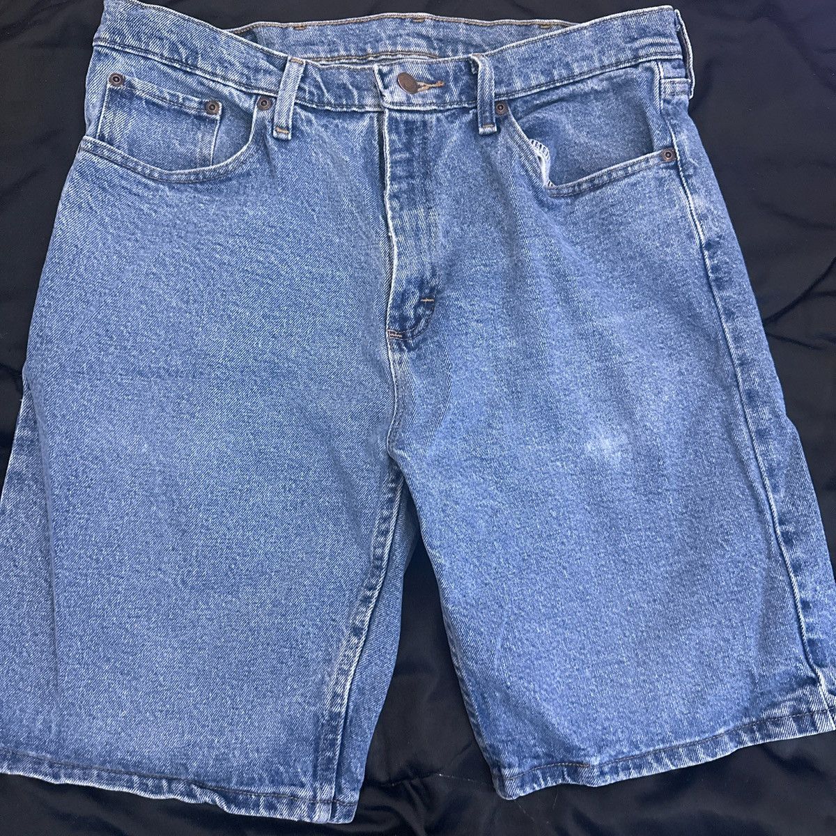 Wrangler Wrangler blue denim jorts Size US 34 / EU 50 - 1 Thumbnail