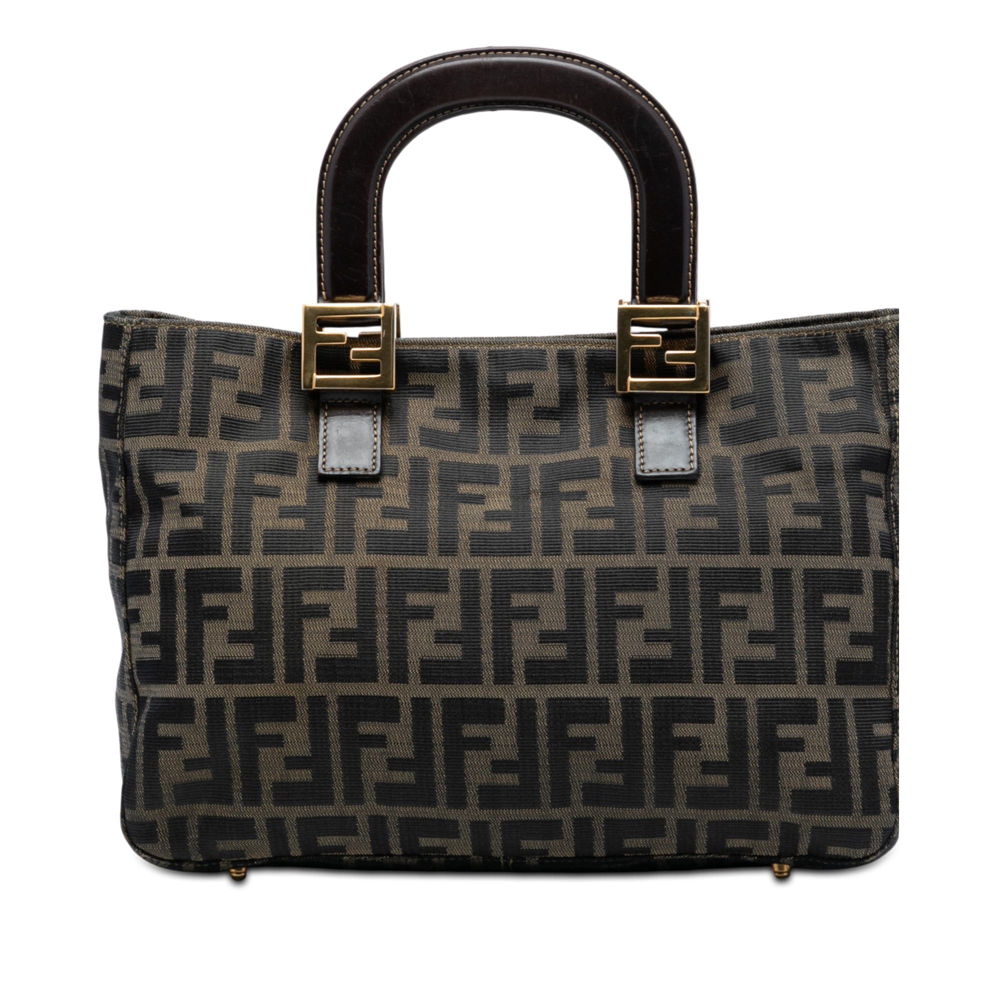 Fendi Small Zucca Canvas Twins Tote Size ONE SIZE - 1 Thumbnail