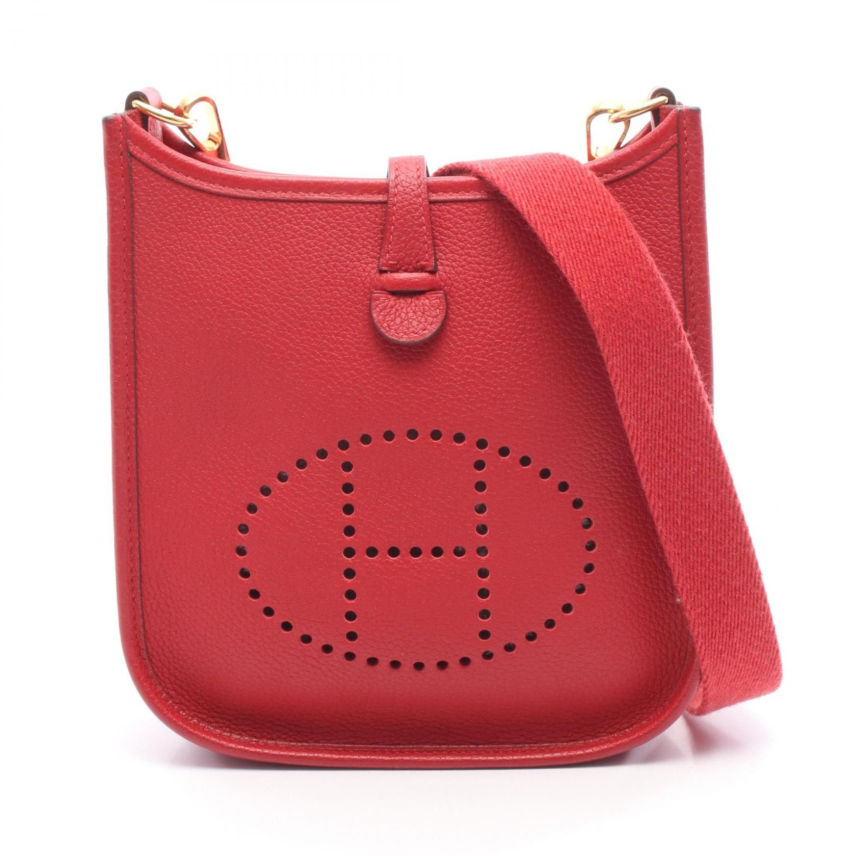 Hermes Hermes Hermes EvelyneTPM shoulder bag Leather Shoulder Bag Stamp D (2019) DUTY FREE for USA Size ONE SIZE - 1 Thumbnail