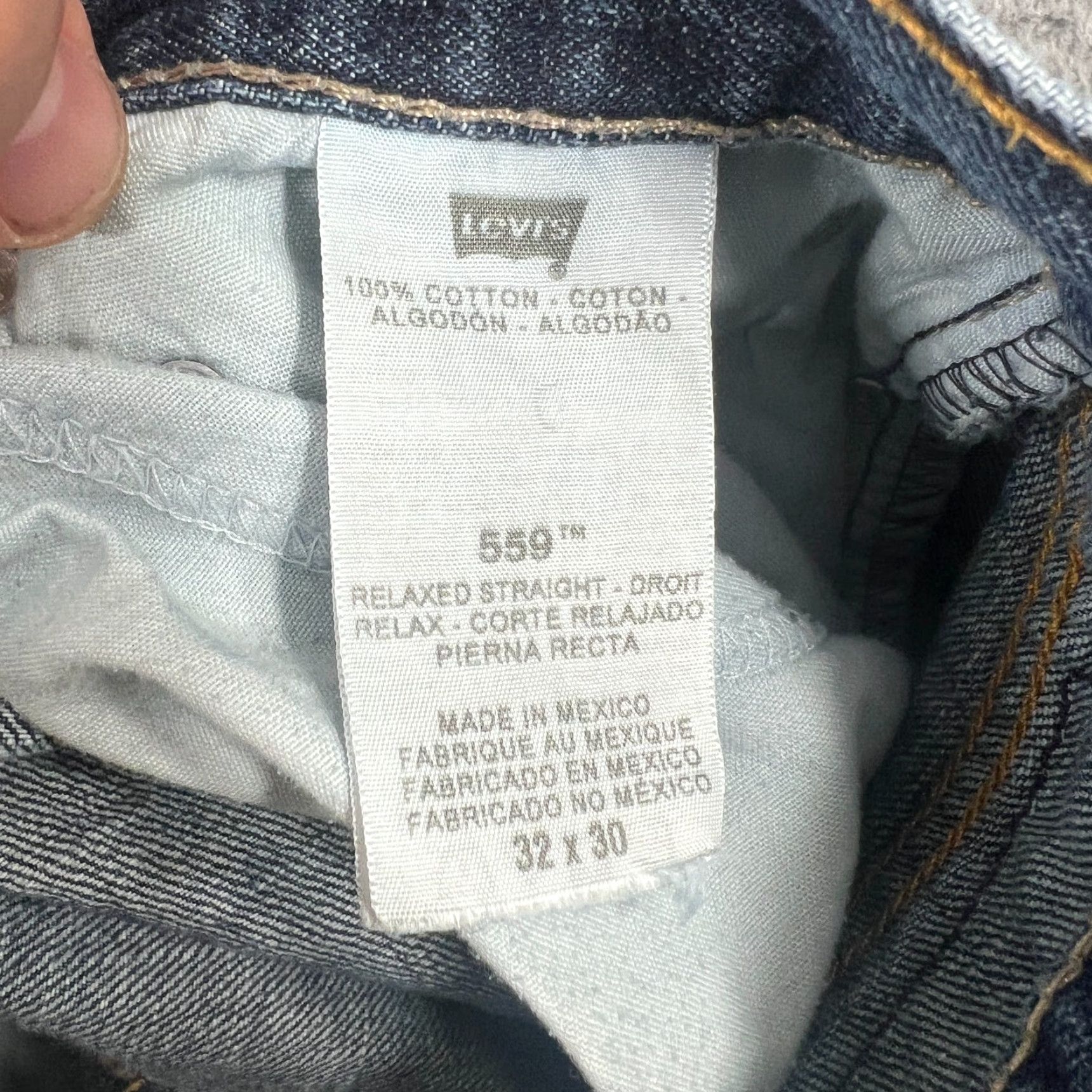 Levi's Levi's 559 Bermuda Shorts Size 34 Blue Denim Baggy Jorts Casual Outdoor Mens Size US 34 / EU 50 - 6 Thumbnail