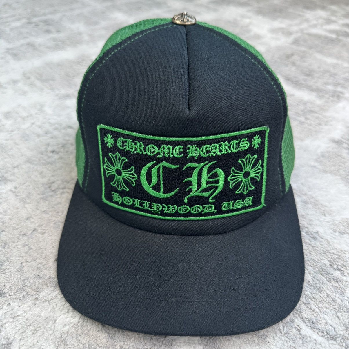 Chrome Hearts Hollywood CH trucker hat Size ONE SIZE - 1 Thumbnail