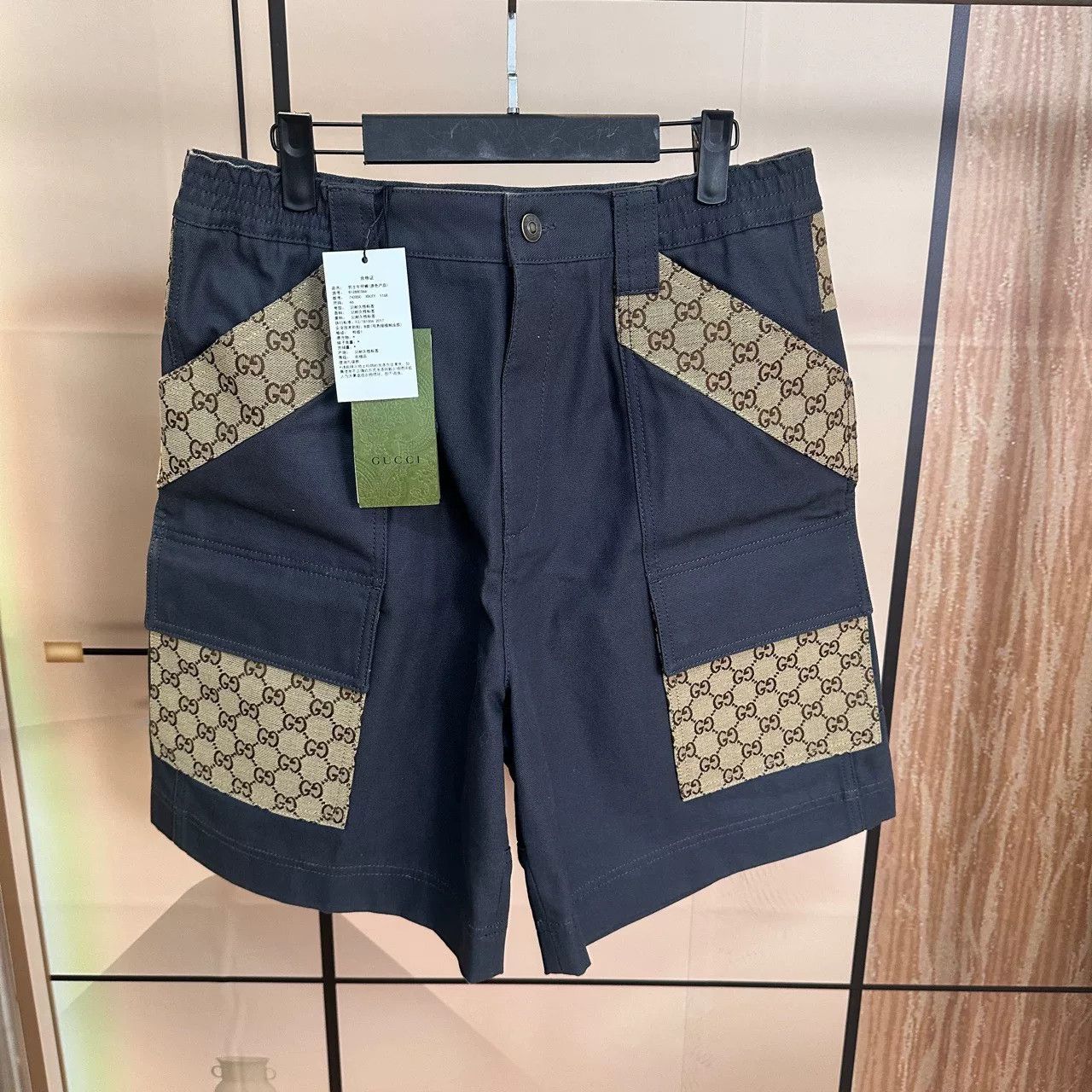 Gucci Gucci Monogram Patchwork Pocket Shorts 46 Size US 30 / EU 46 - 1 Thumbnail