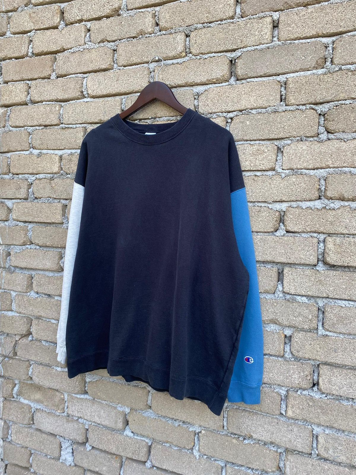 Champion Vintage Champion Crewneck Sweatshirt Colour Block Size US L / EU 52-54 / 3 - 3 Thumbnail