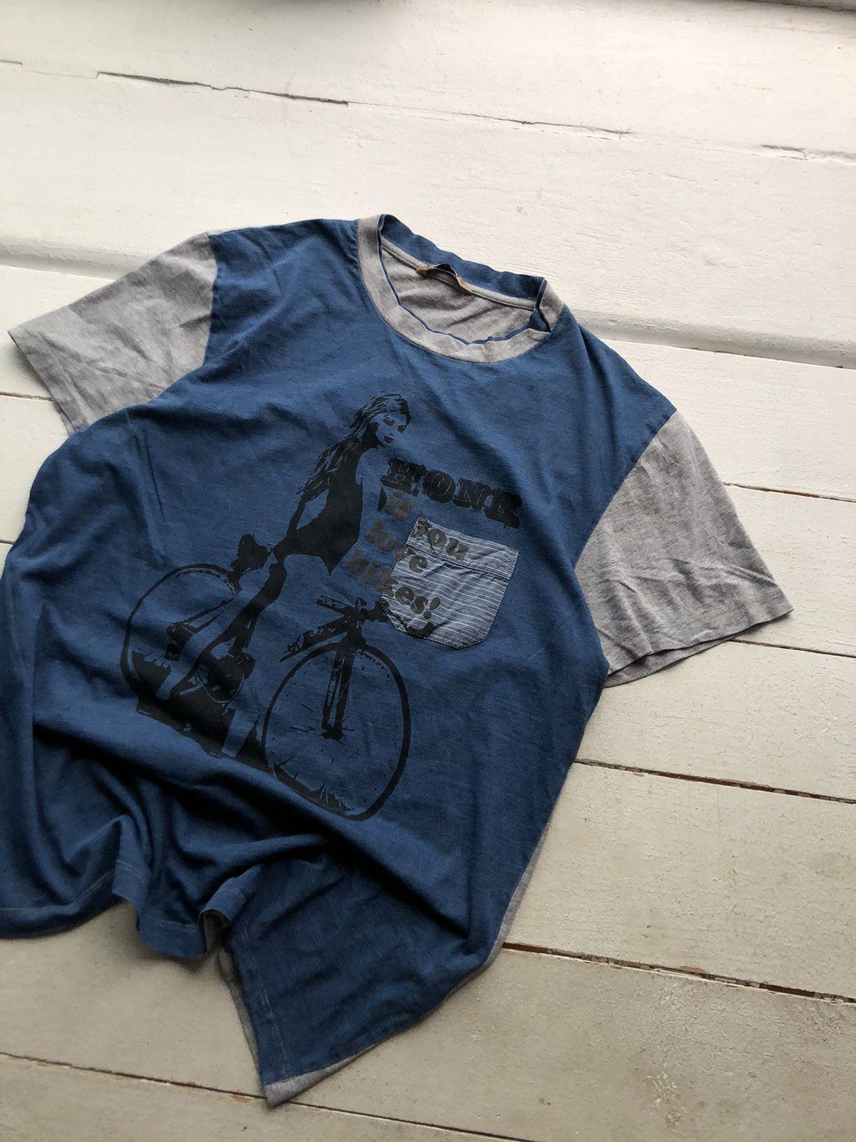 Vintage Vintage Honk Is You Love Bikes Sexy Girls Size US M / EU 48-50 / 2 - 1 Thumbnail