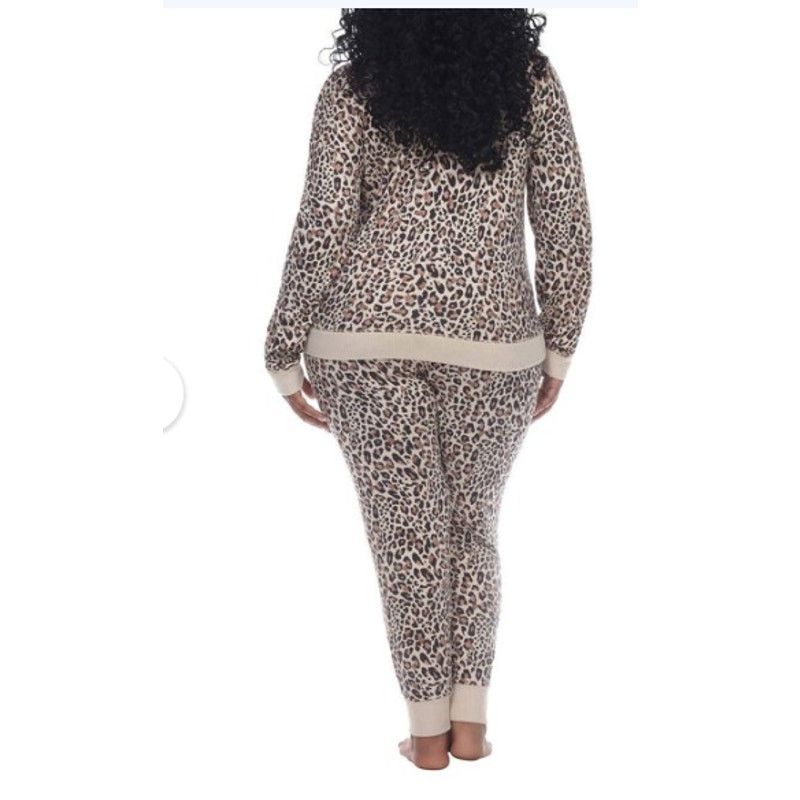 honeyee.com Women's pajamas leopard 2XL Size ONE SIZE - 5 Thumbnail