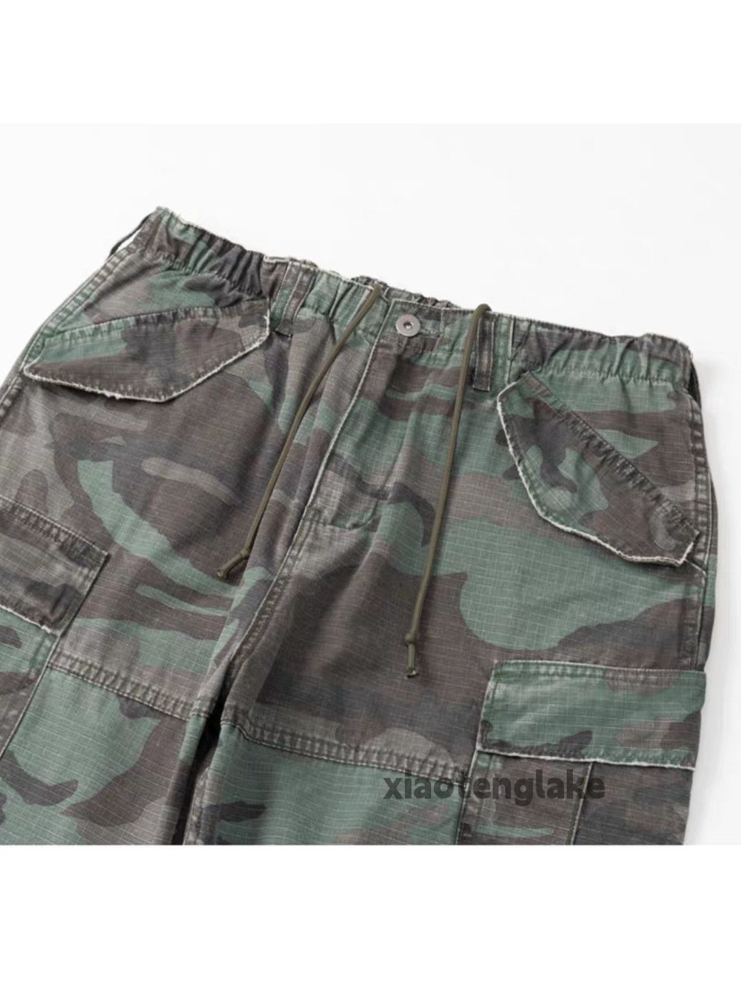 Designer × Japanese Brand × Vintage utility washed faded military outdoor cargo pants Size US 34 / EU 50 - 7 Thumbnail