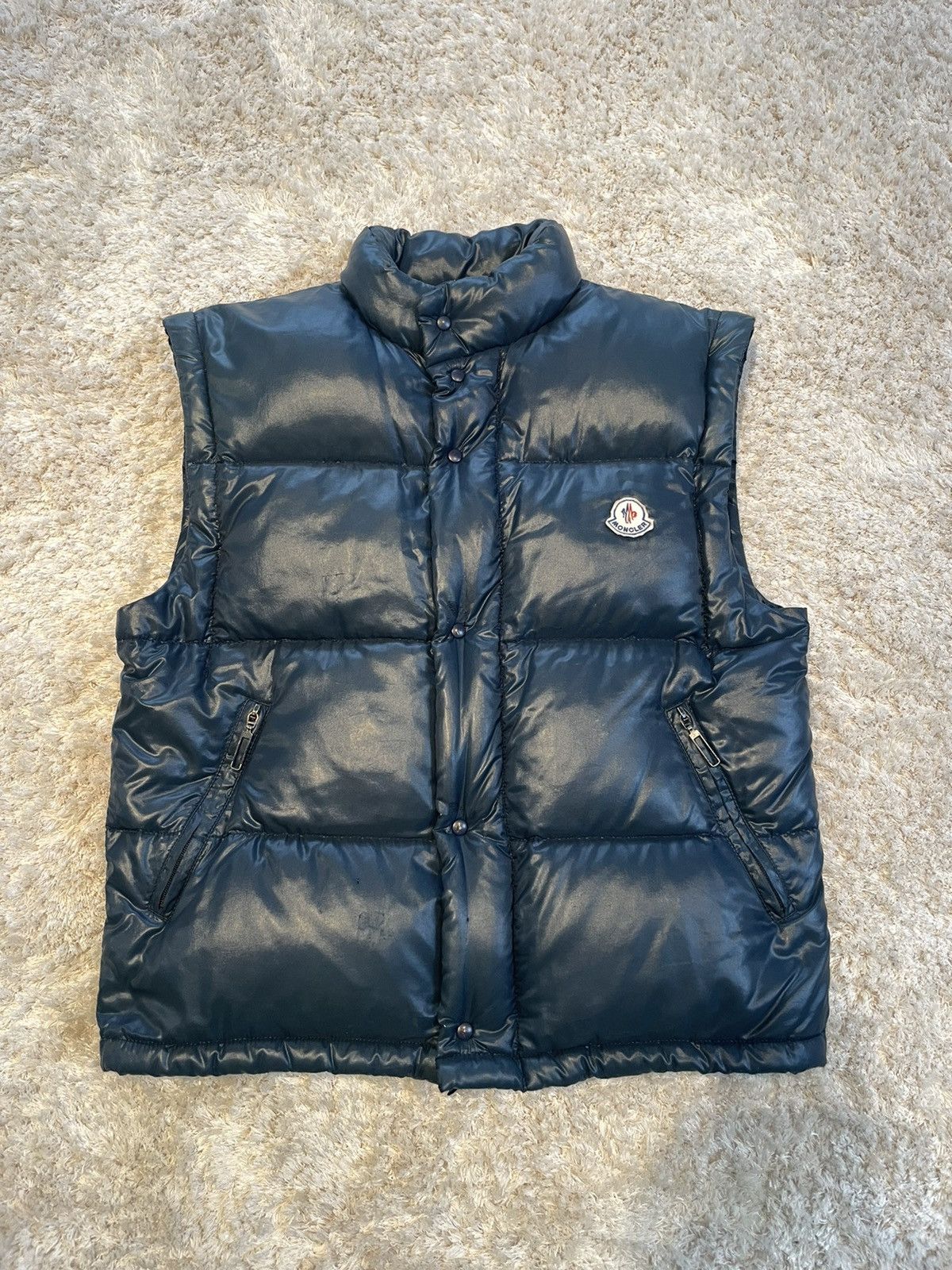 Moncler 🔥STEAL🔥 Moncler Grenoble Navy Vest Size US S Size US S / EU 44-46 / 1 - 1 Thumbnail