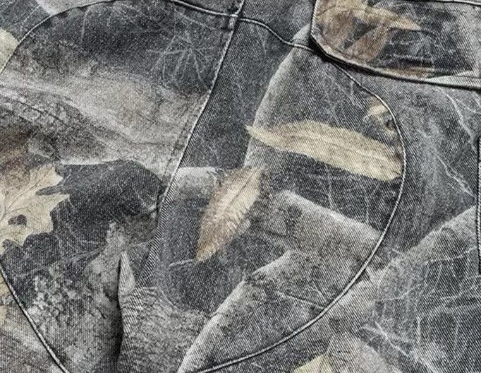Vintage Camo Cargo Denim Shorts Size US 28 / EU 44 - 4 Thumbnail