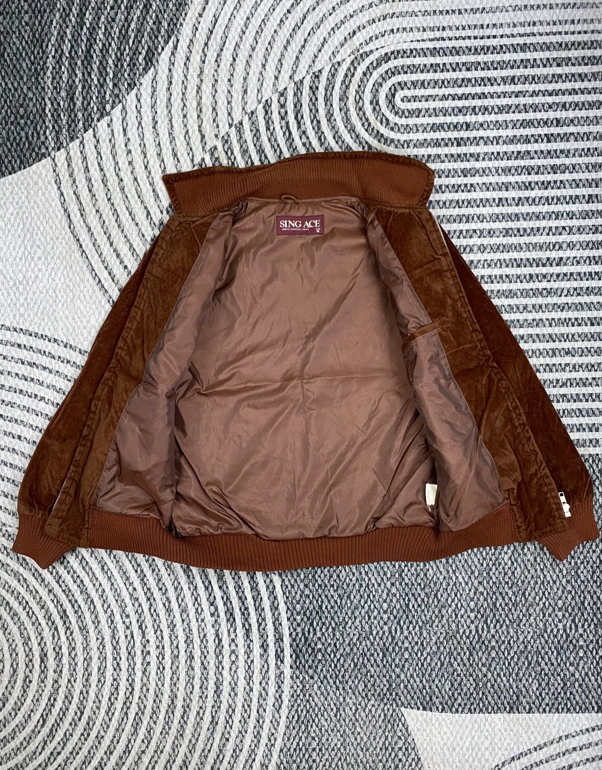 Japanese Brand Vintage Sign Ace Japanese Brand Leather Suede Jacket Size US M / EU 48-50 / 2 - 5 Thumbnail