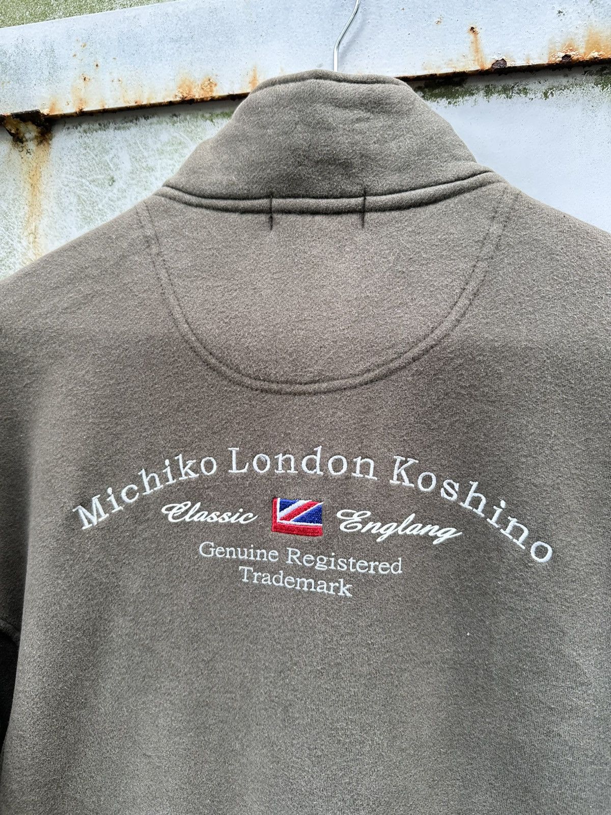 Michiko Koshino London 👹Michiko Koshino London Olive Green Pullover Jacket Size US S / EU 44-46 / 1 - 7 Thumbnail