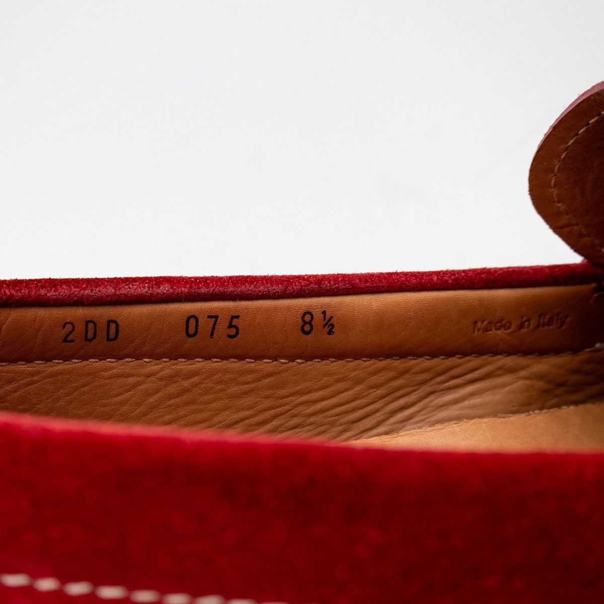 Prada PRADA Red Suede Driving Moccasins Casual Loafers Men’s 9.5US Size US 9.5 / EU 42-43 - 14 Thumbnail