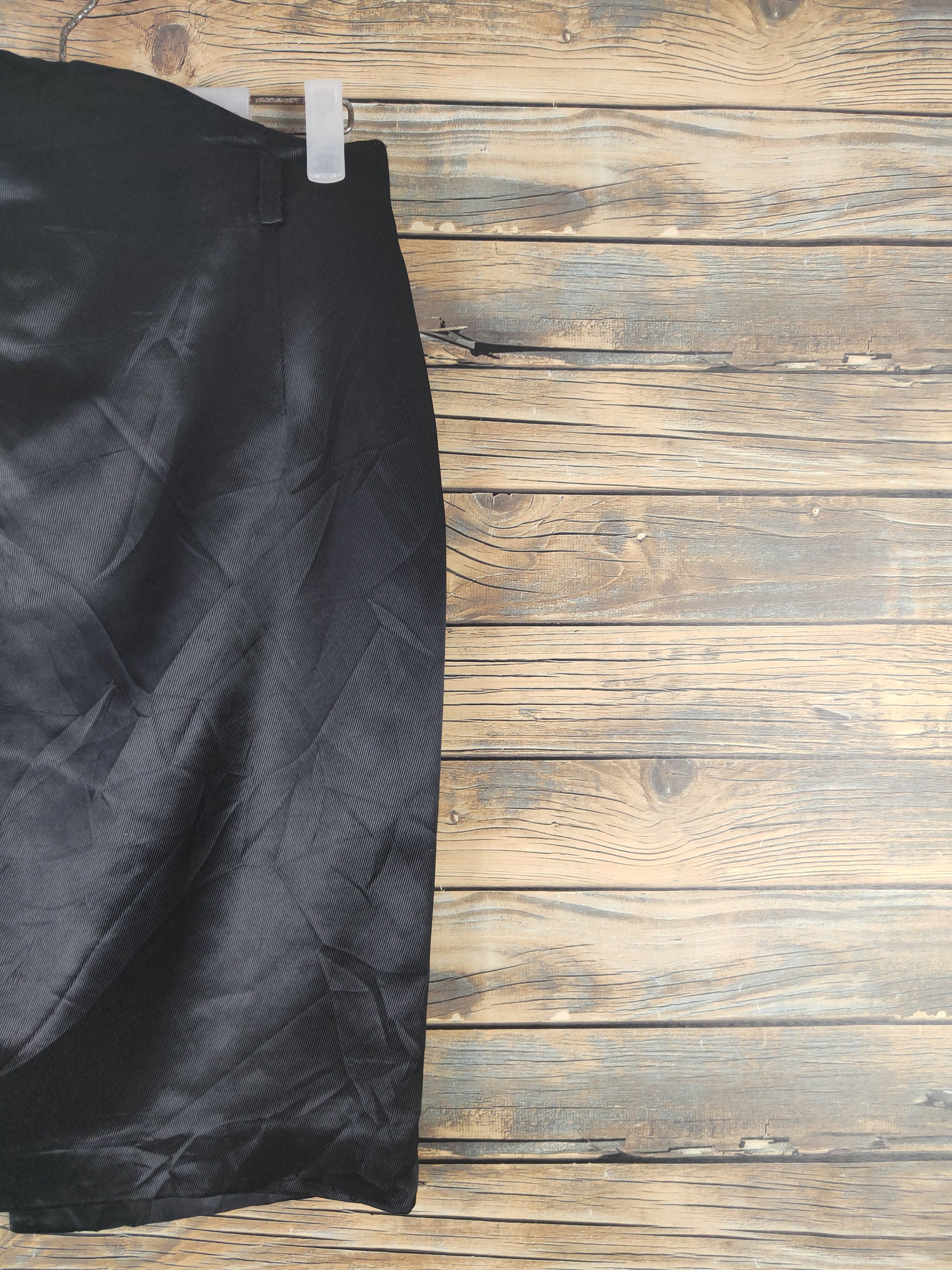 Japanese Brand × Vintage Luxury Design Amamy Black Mini Skirts Size 28" / US 6 / IT 42 - 4 Thumbnail