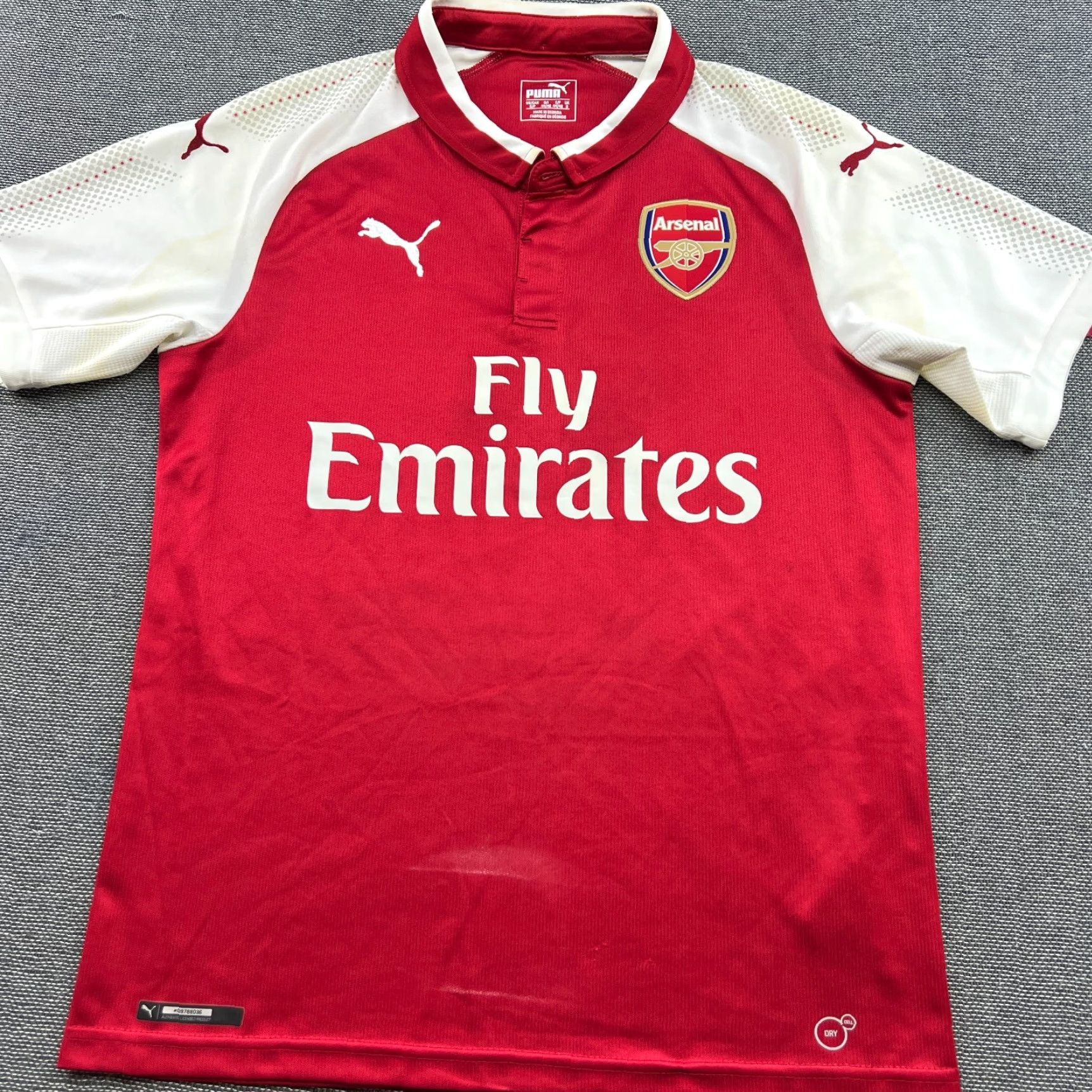 Puma Arsenal 2017 2018 Home Alexandre Lacazette Mens Football Jersey Small Puma Shirt Size US S / EU 44-46 / 1 - 3 Thumbnail