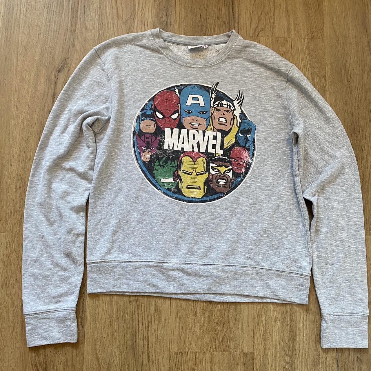 Marvel Comics Grey and multicoloured Marvel crew neck sweatshirt Size US M / EU 48-50 / 2 - 1 Thumbnail