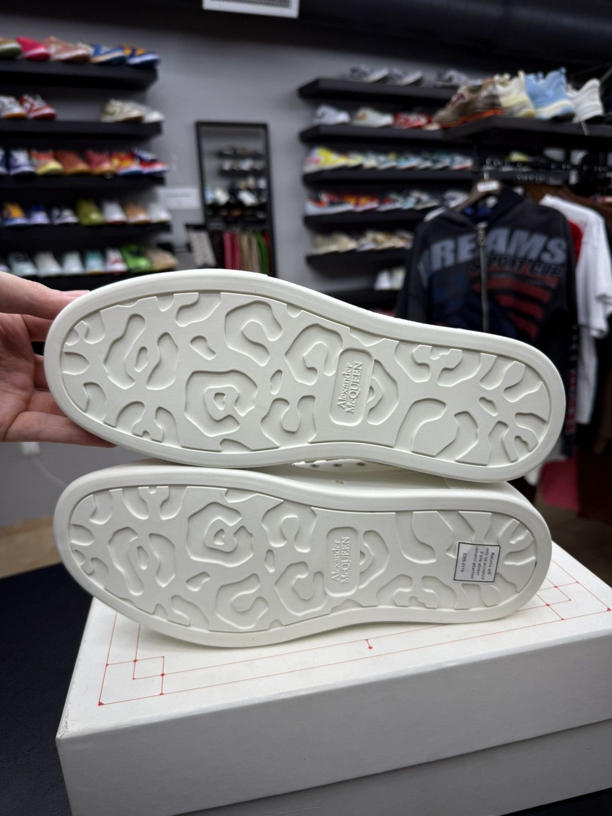 Alexander McQueen ALEXANDER MCQUEEN White Deck Plimsoll Sneaker 40 / 7 US NEW Size US 7 / EU 40 - 14 Thumbnail