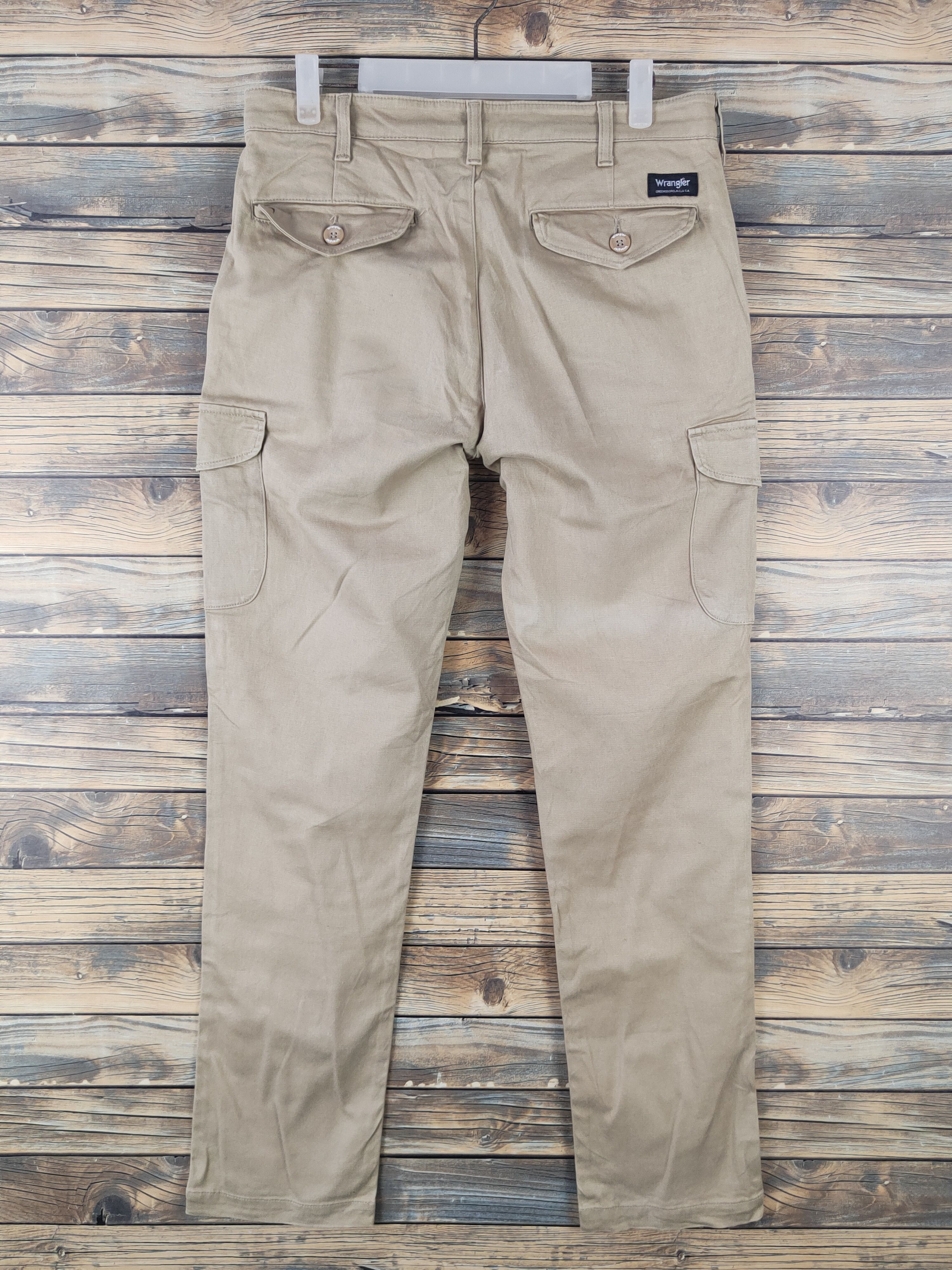 Japanese Brand DL Wrangler Beige Multipocket Cargo Pants #2115 Size US 30 / EU 46 - 7 Thumbnail