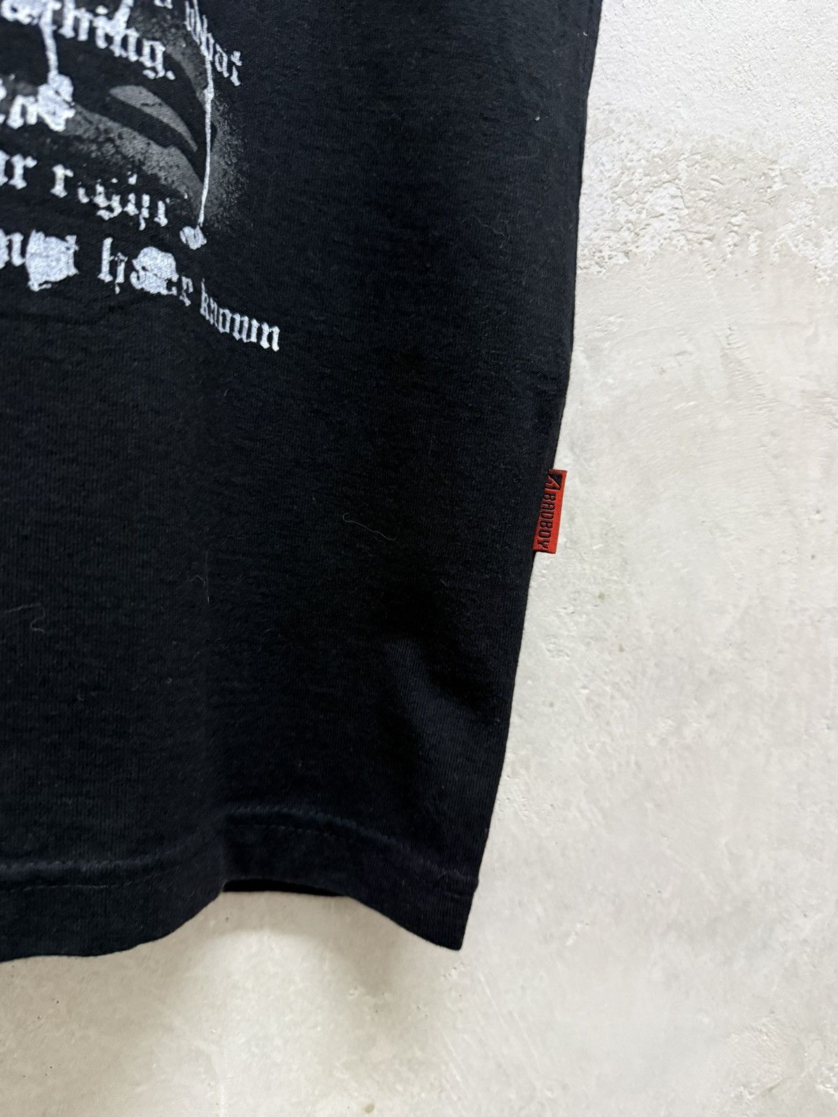 14th Addiction 2000s Bad Boy Poem Double Layer Gothic Laces Tees Size US L / EU 52-54 / 3 - 4 Thumbnail