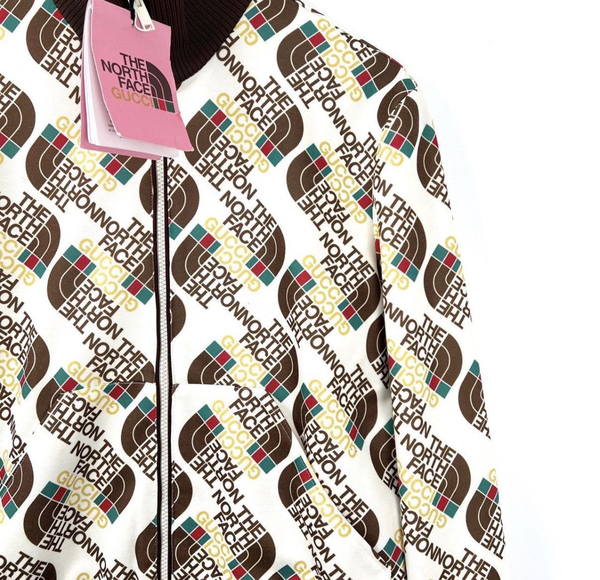 Gucci Gucci/x TNF Classic All-Over Print Logo Jacket K12 Size US XS / EU 42 / 0 - 3 Thumbnail