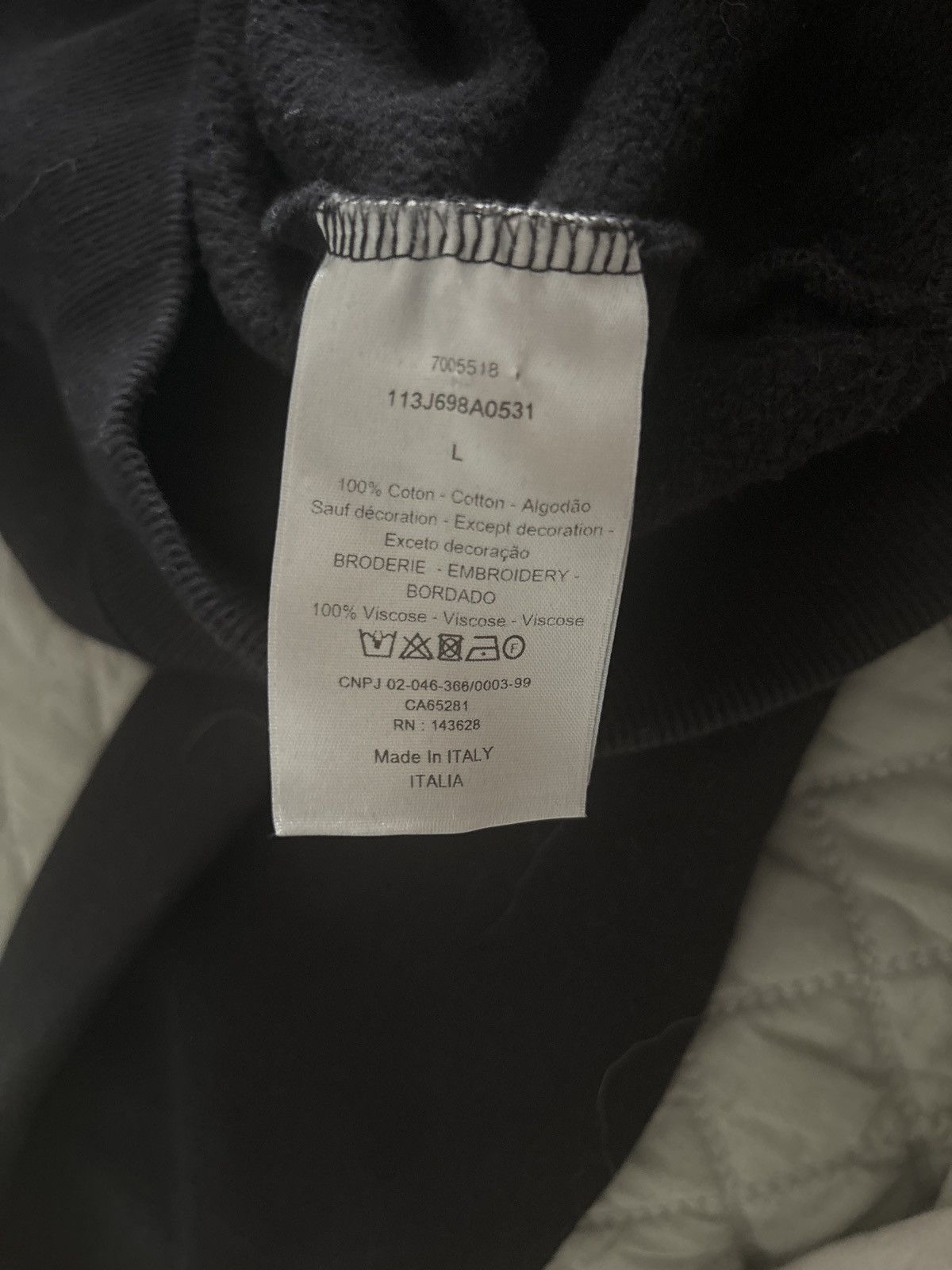 Christian Dior Monsieur × Dior DIOR HOODIE MONOGRAM CD LOGO Size US L / EU 52-54 / 3 - 4 Thumbnail
