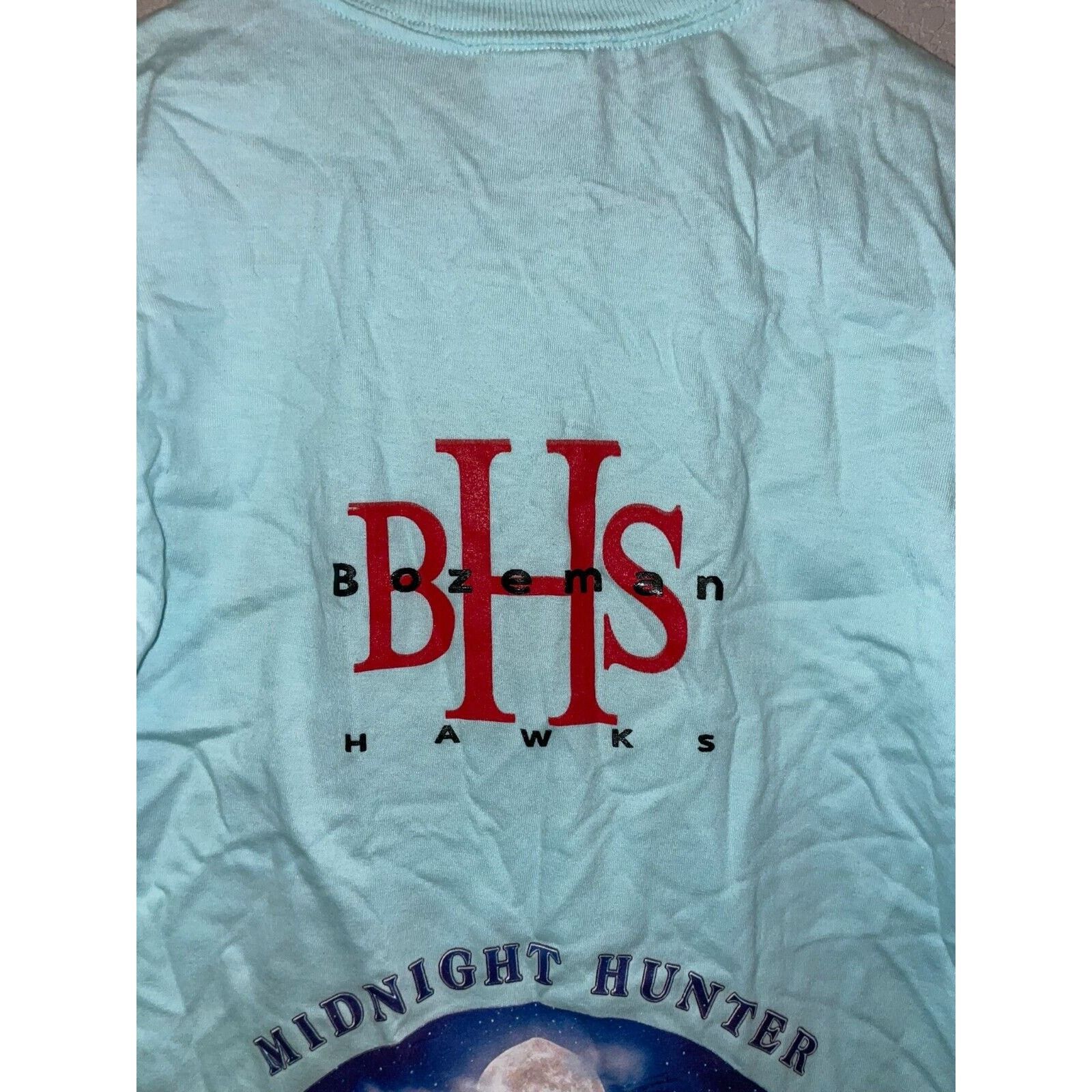 Jerzees Vintage Been Ther Done That Test Print Blue Eagle S Tee 90s Size US S / EU 44-46 / 1 - 7 Thumbnail