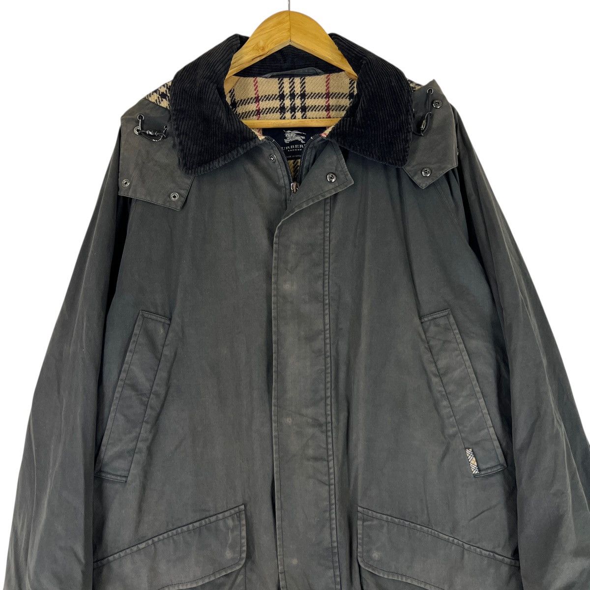 Burberry Vintage Burberry Dyed Parka Jacket Size US L / EU 52-54 / 3 - 2 Thumbnail