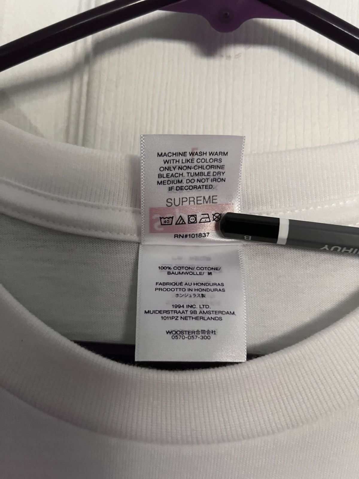 Supreme Supreme FW25 Playboi Carti tee Size US L / EU 52-54 / 3 - 4 Thumbnail