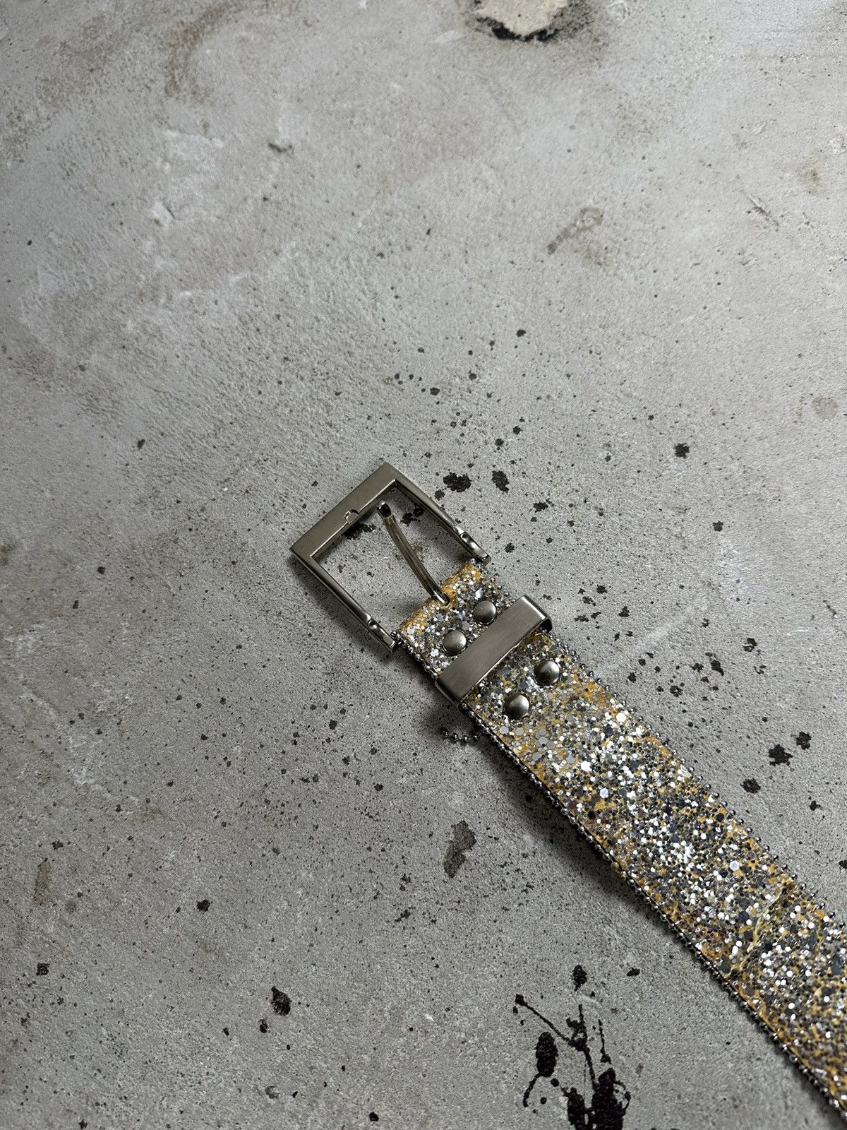 Other Vintage y2k Gold Rhinestones Studs Belt Size ONE SIZE - 7 Thumbnail