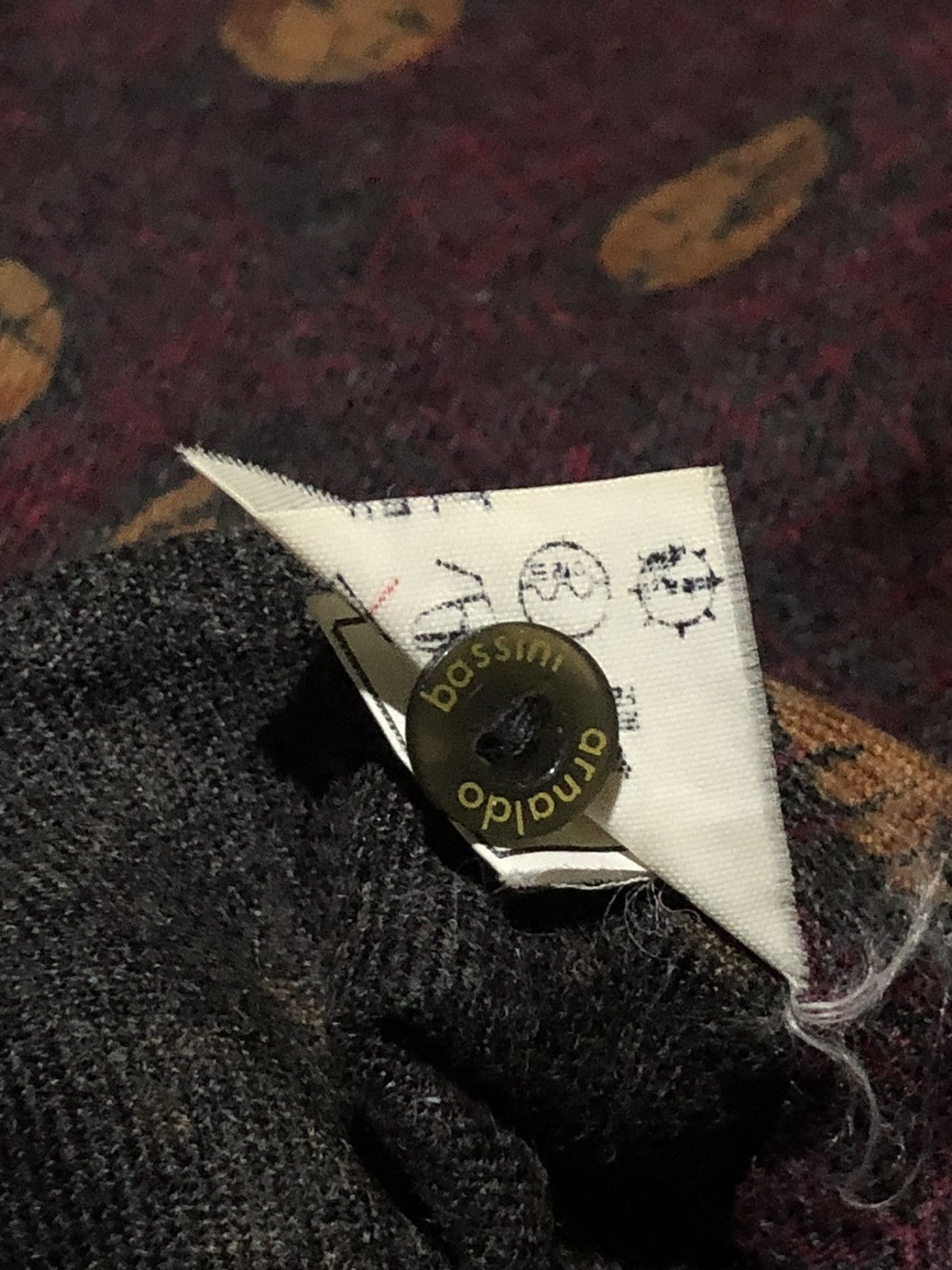 Other KEMEJA ARNALDO BASSINI SINGEL POCKET VINTAGE WOOL Size US L / EU 52-54 / 3 - 6 Thumbnail