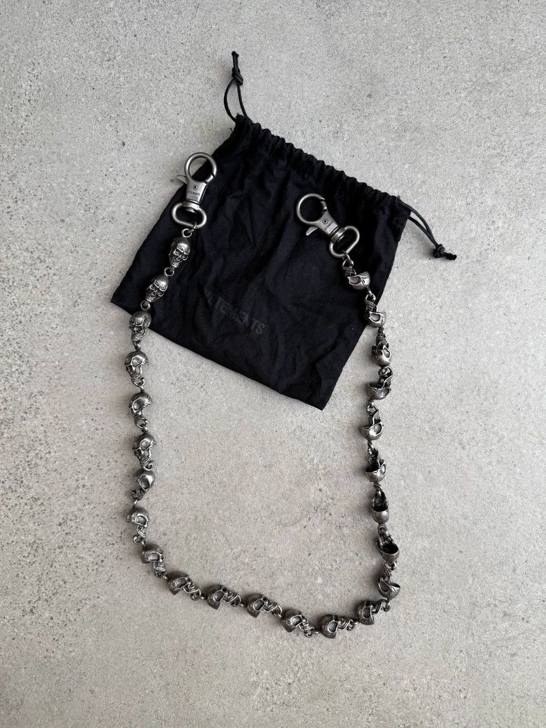 Vetements SS19 Metal Skull Wallet Chain | Grailed