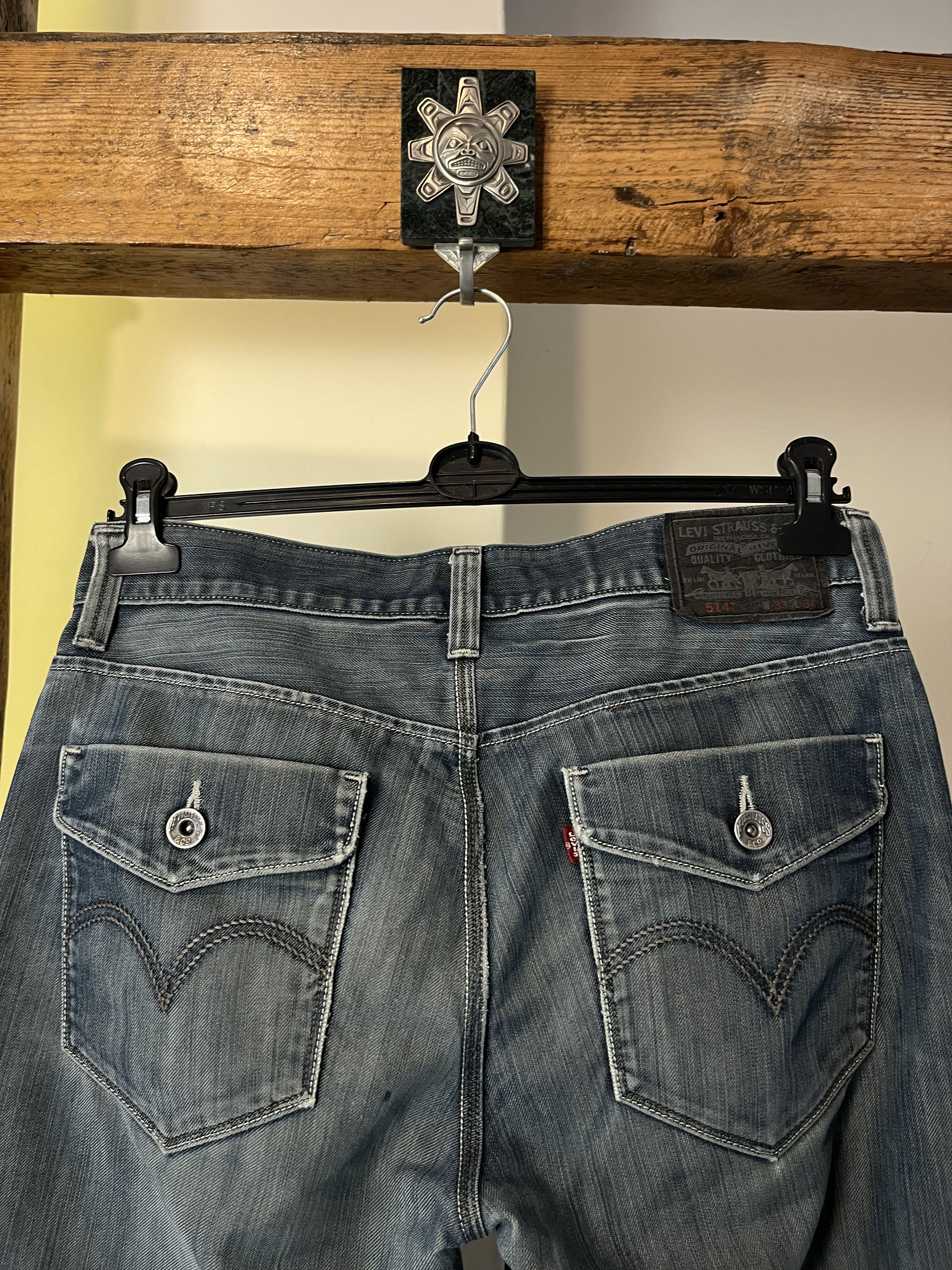 Levi's × Levi's Vintage Clothing × Vintage Vintage Levis 514 Distressed Washed Jeans Size US 33 - 5 Thumbnail