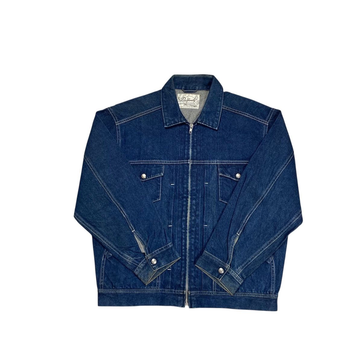 Vintage Vintage Do Family Denim Work Jacket Size US M / EU 48-50 / 2 - 4 Thumbnail