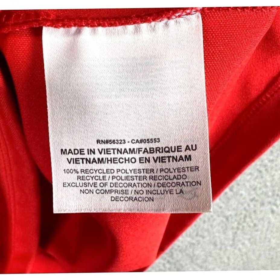 Nike Nike Golf Polo Shirt Mens Large Red Dri-Fit Athletic Breathable Short Sleeve Collared 100% Polyester Golf Rugby Logo Outdoor Preppy Sports Shirt Size US L / EU 52-54 / 3 - 5 Thumbnail