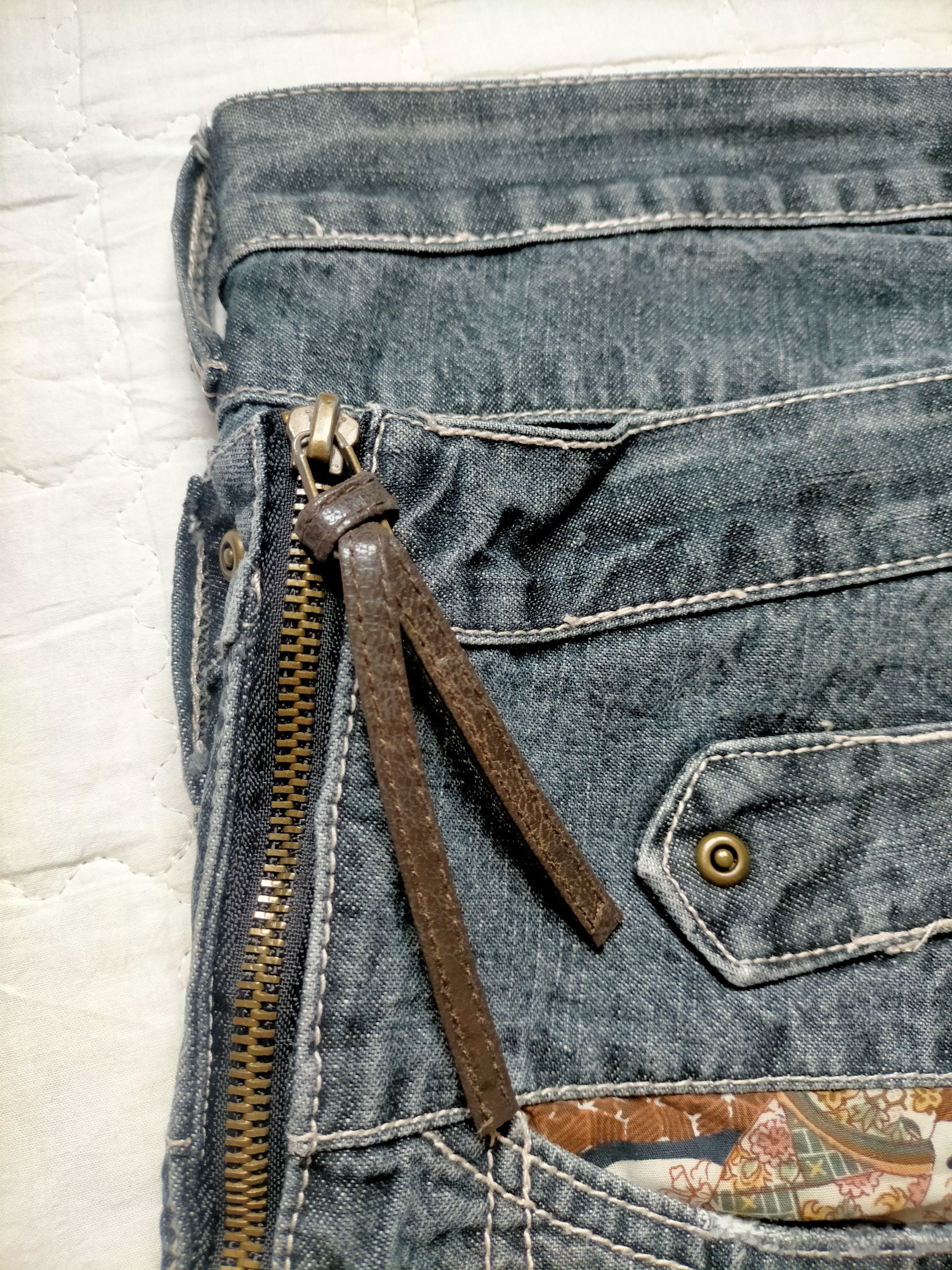 Le Grande Bleu (L.G.B.) 🔥Rare Dog House Double Waist Buckleback Black jeans Size US 32 / EU 48 - 16 Thumbnail