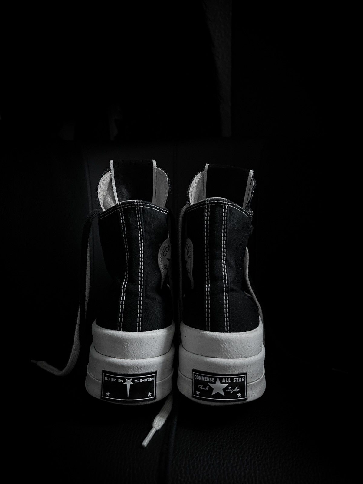 Rick Owens Drkshdw Converse x DRKSHDW DBL DRKSTAR Size US 9 / IT 39 - 4 Thumbnail