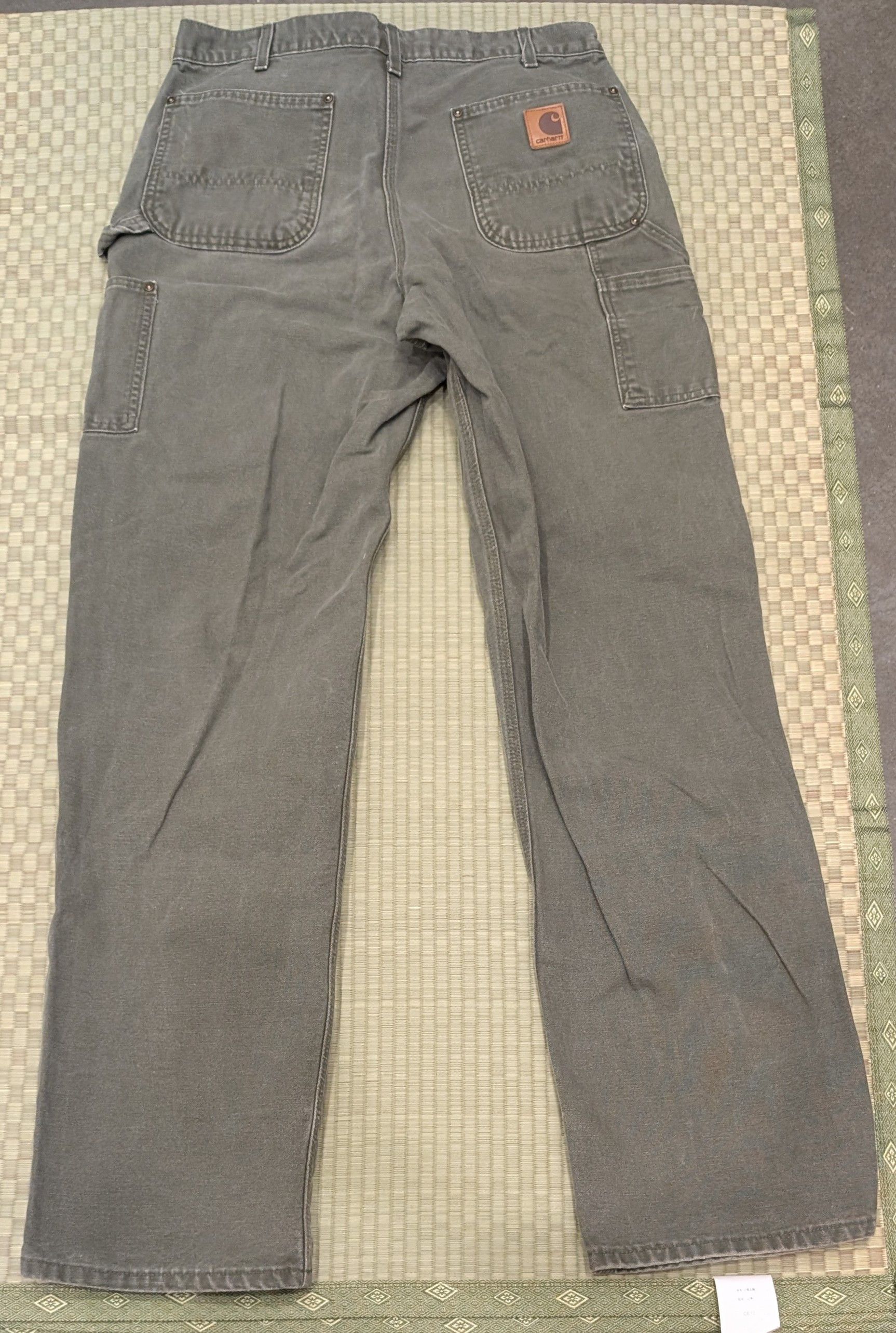 Carhartt Carhartt Double Knee Olive Canvas Workwear Pants Made in USA Size US 34 / EU 50 - 2 Thumbnail
