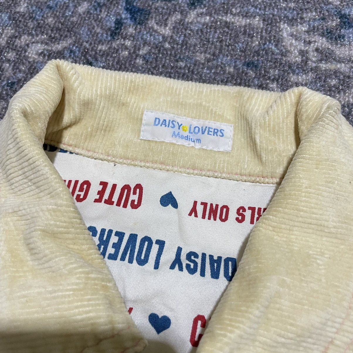 Vintage Daisy Lovers Hysteric Glamour Corduroy Jacket