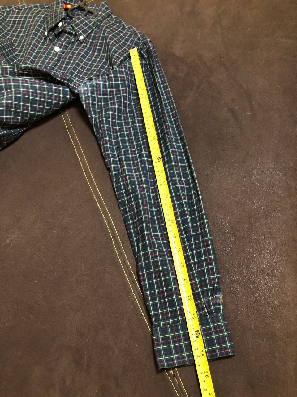 Polo Ralph Lauren Polo Ralph Lauren Custom Fit Twill Checked Shirt Size US L / EU 52-54 / 3 - 9 Thumbnail
