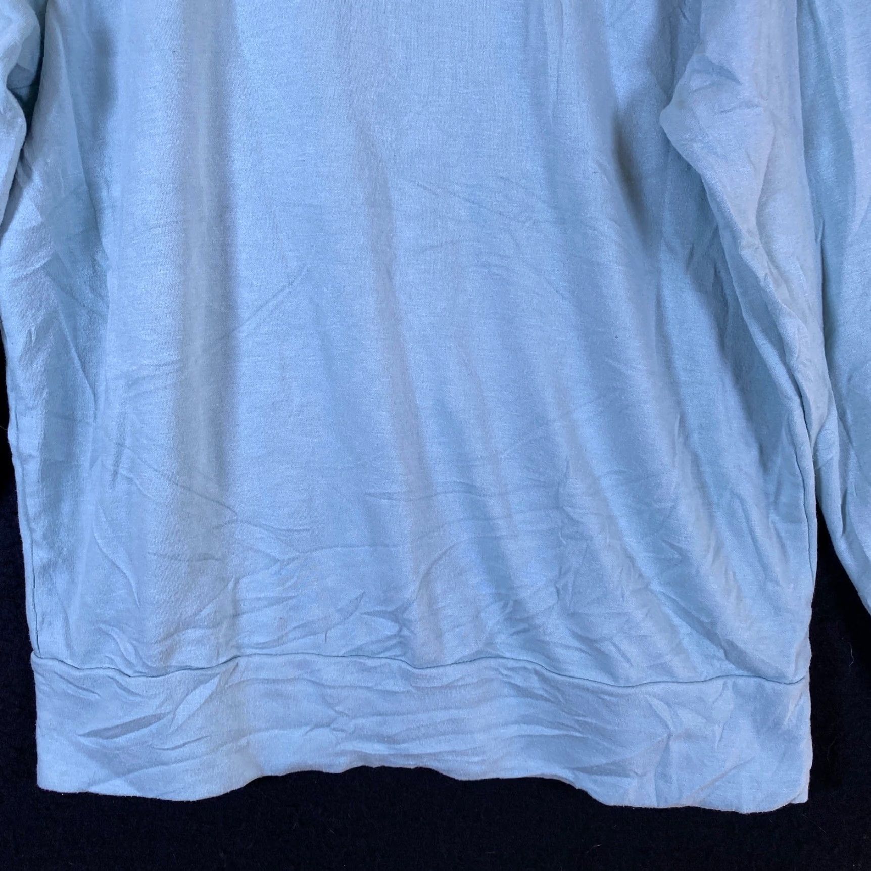 Eddie Bauer Eddie Bauer Womens Sweatshirt Blue Pullover Boat Neck Long Sleeve Stretch Small Size S / US 4 / IT 40 - 3 Thumbnail