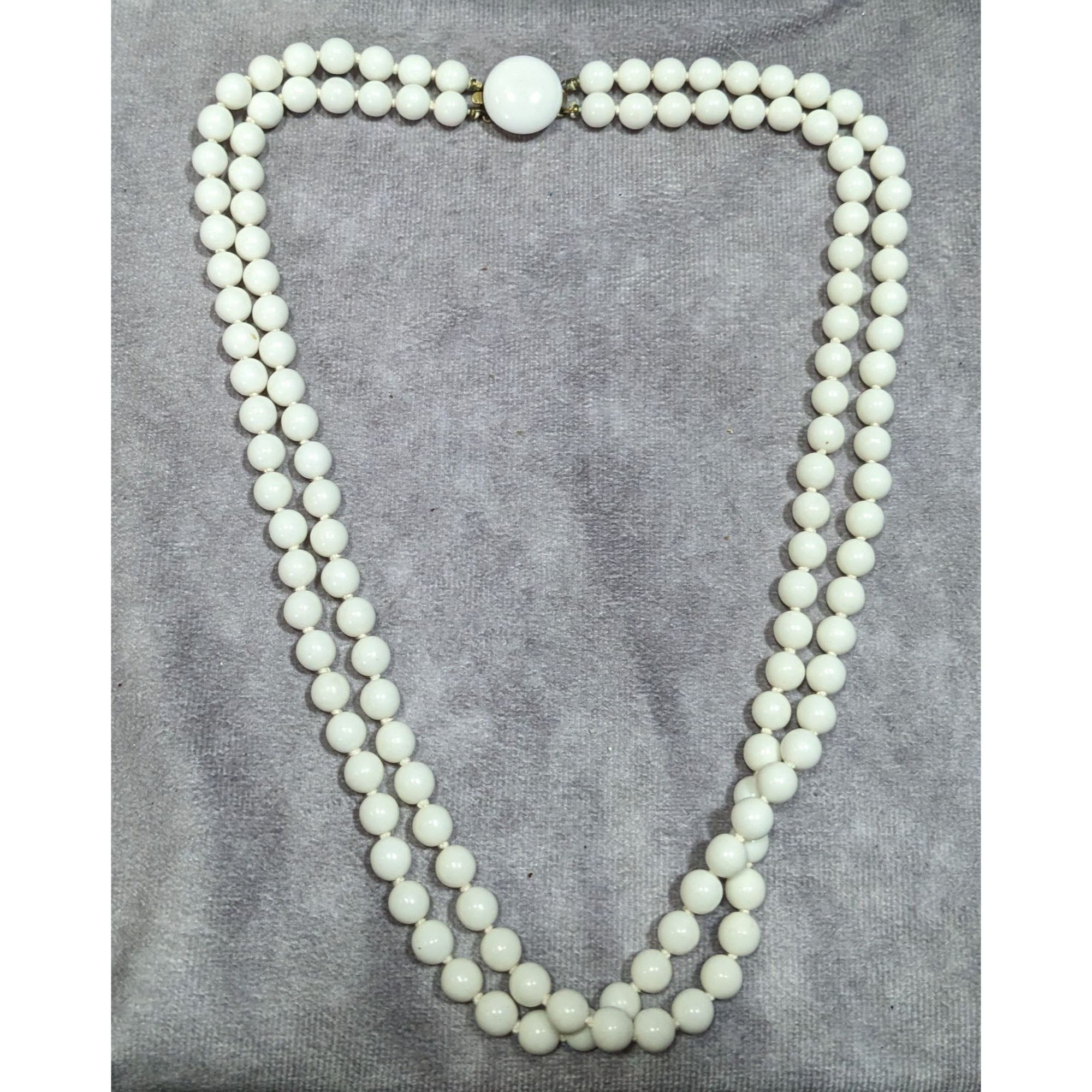 Other Vintage Japanese Double Strand Beaded Necklace Size ONE SIZE - 4 Thumbnail