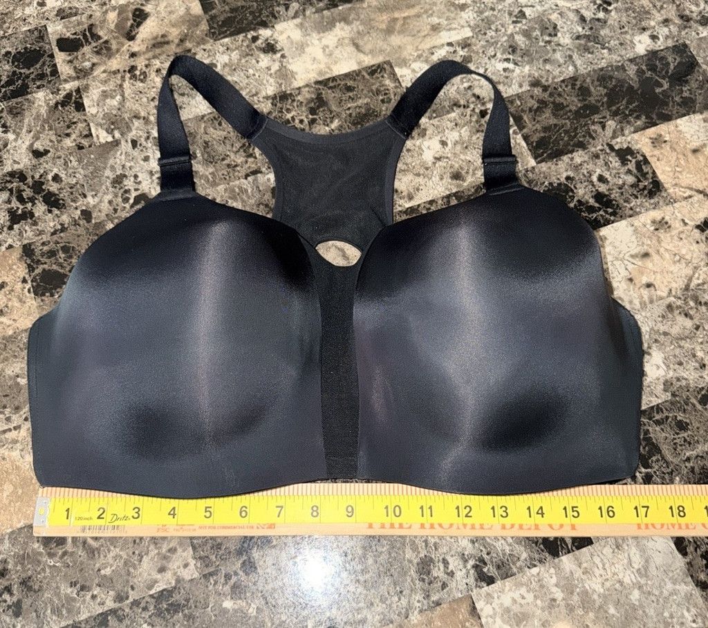 Nike NIKE RIVAL PLUS SIZE SPORT BRA BLACK HIGH SUPPORT SIZE 44E Size ONE SIZE - 2 Thumbnail