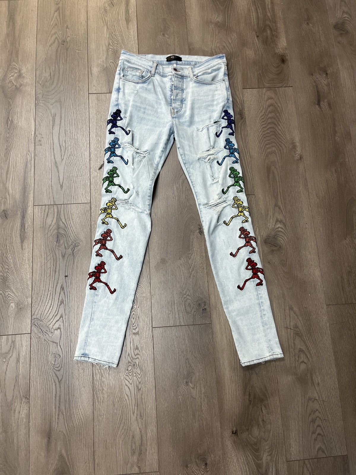 Amiri Amiri Blue Jean Size US 33 - 1 Thumbnail