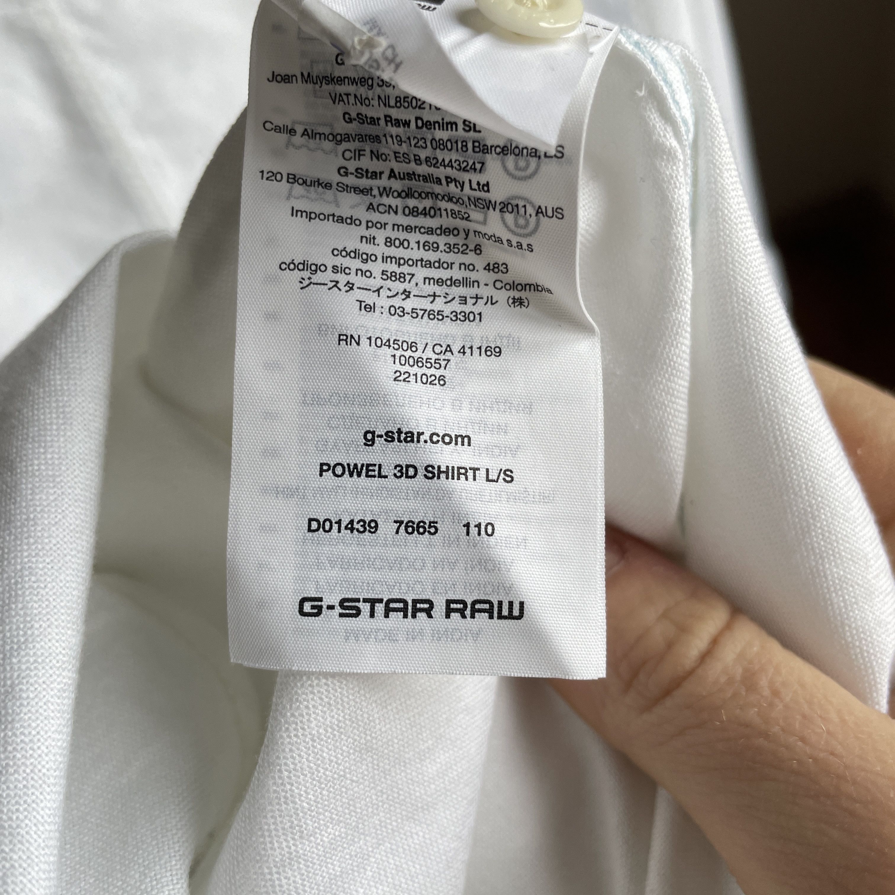 G-Star G Star Raw Powell 3D Shirt Size S Size US S / EU 44-46 / 1 - 9 Thumbnail
