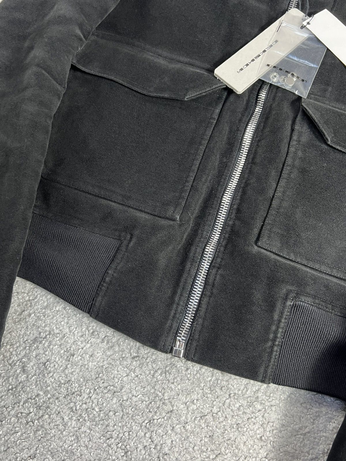 Rick Owens Drkshdw Rick Ownes DRKSHDW Cop Flight Jacket Size L Size US L / EU 52-54 / 3 - 6 Thumbnail