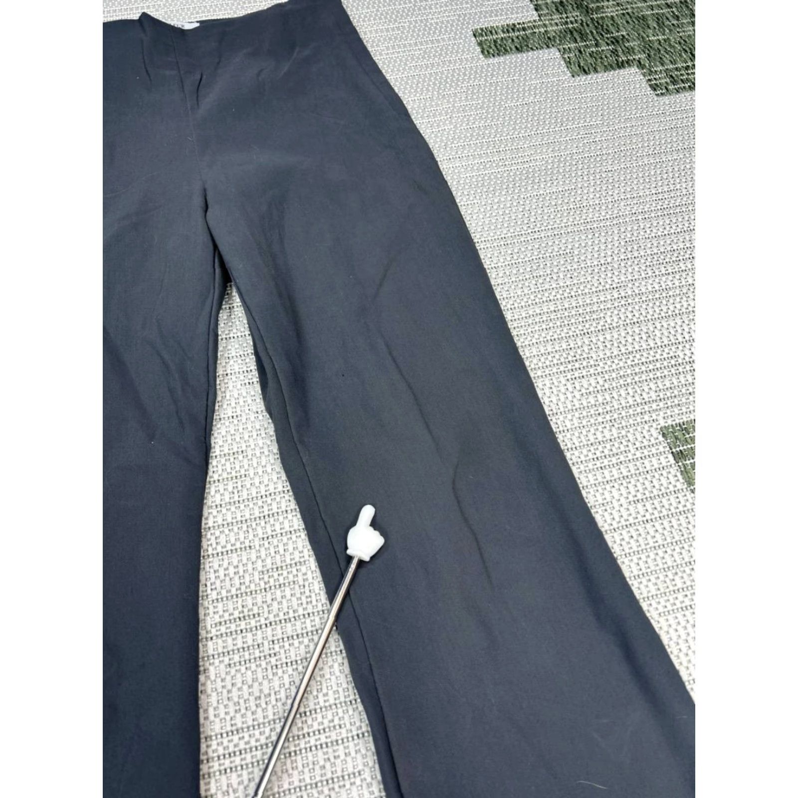 M.M.LaFleur MM Lafleur New York Oshima Pants Womens 8 Black Slim Fit Stretch Side Zip Pants Size 30" / US 8 / IT 44 - 3 Thumbnail