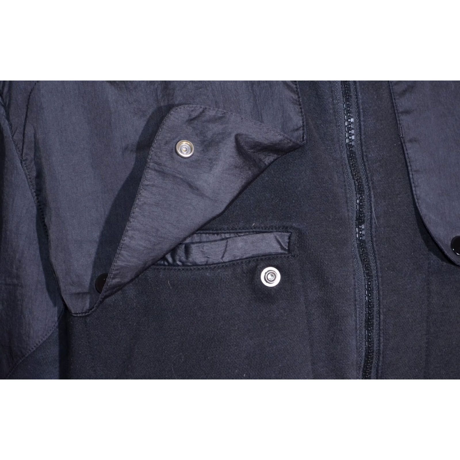 Armani Exchange Armani Exchange Jacket Mens Black Full Zip Pockets XL Regular Cotton Blend Outer Shell Zip Front Pocket Mens XL Black Jacket Size US XL / EU 56 / 4 - 6 Thumbnail