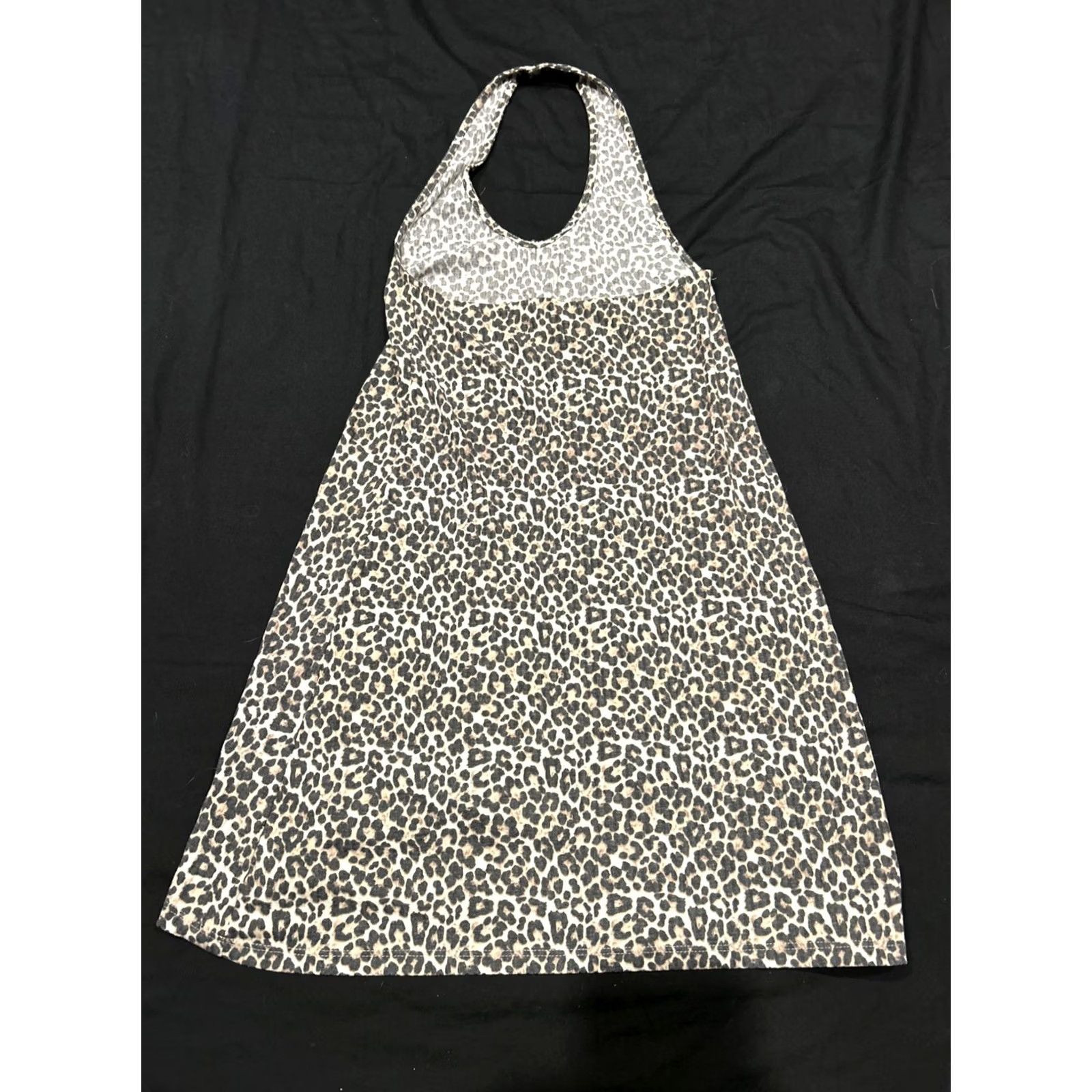 American Eagle Outfitters American Eagle S Mini Leopard Print Dress Halter Top Made In Italy A23 Size S / US 4 / IT 40 - 4 Thumbnail