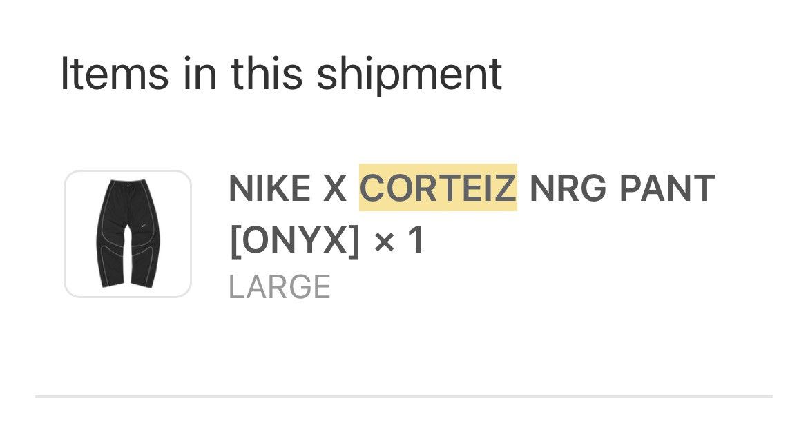 Corteiz × Nike NIKE X CORTEIZ NRG PANT [Black] Size US 32 / EU 48 - 10 Thumbnail