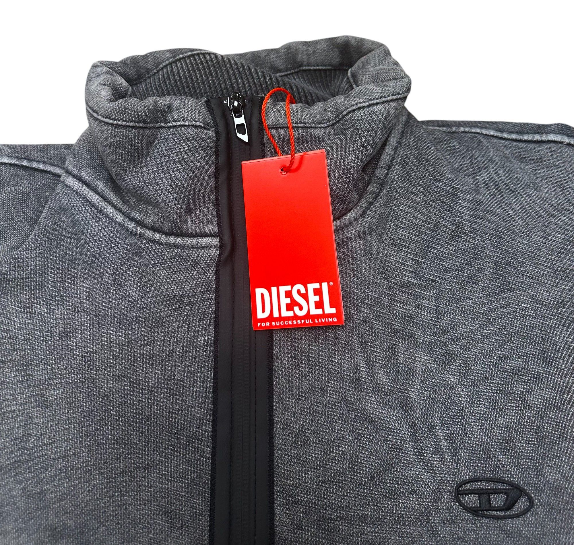 Diesel Grey Sweatshirt Jacket Size US L / EU 52-54 / 3 - 11 Thumbnail