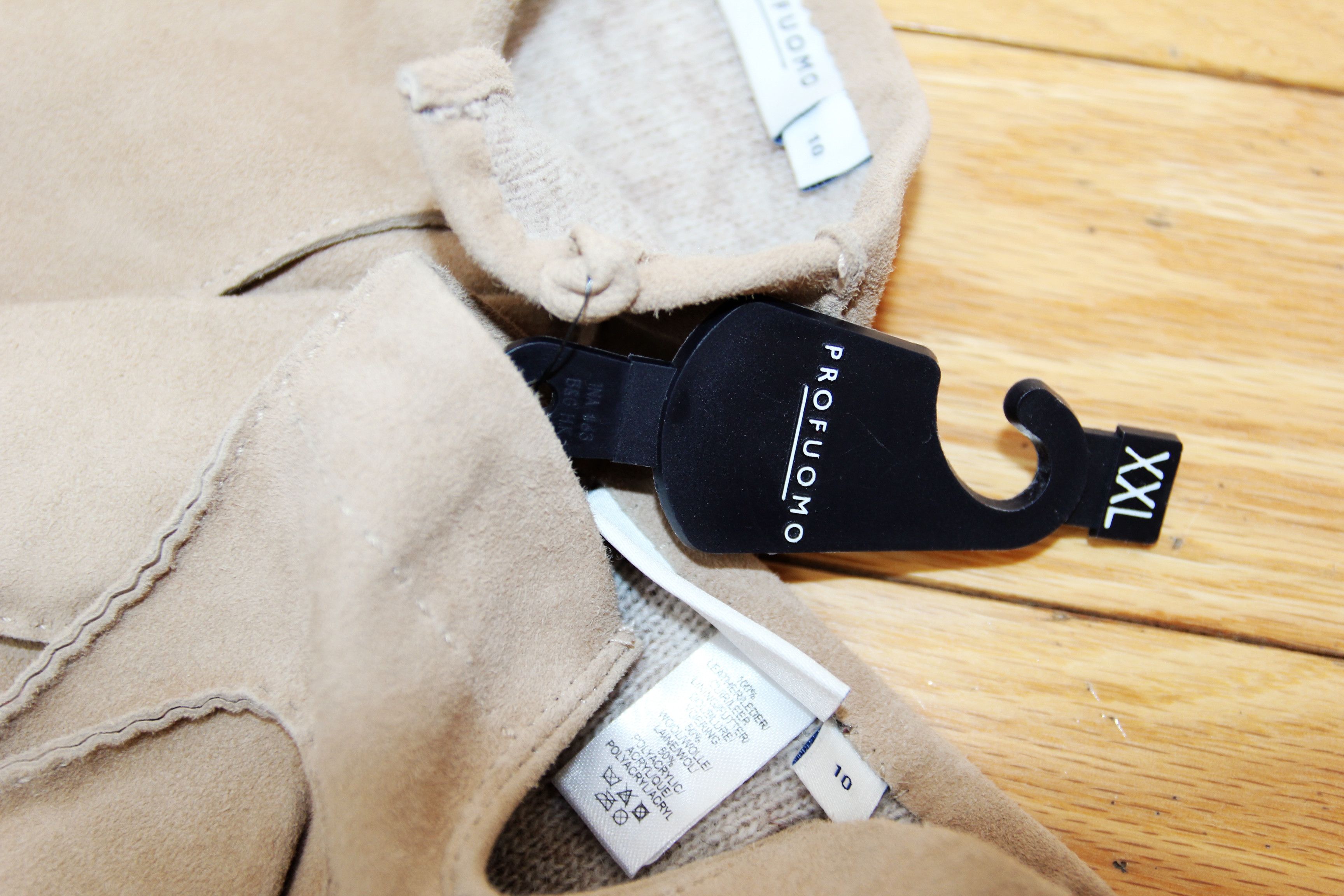 Other BNWT AW25 PROFUOMO OUTER SEAM SUEDE GLOVES 10 Size ONE SIZE - 3 Thumbnail
