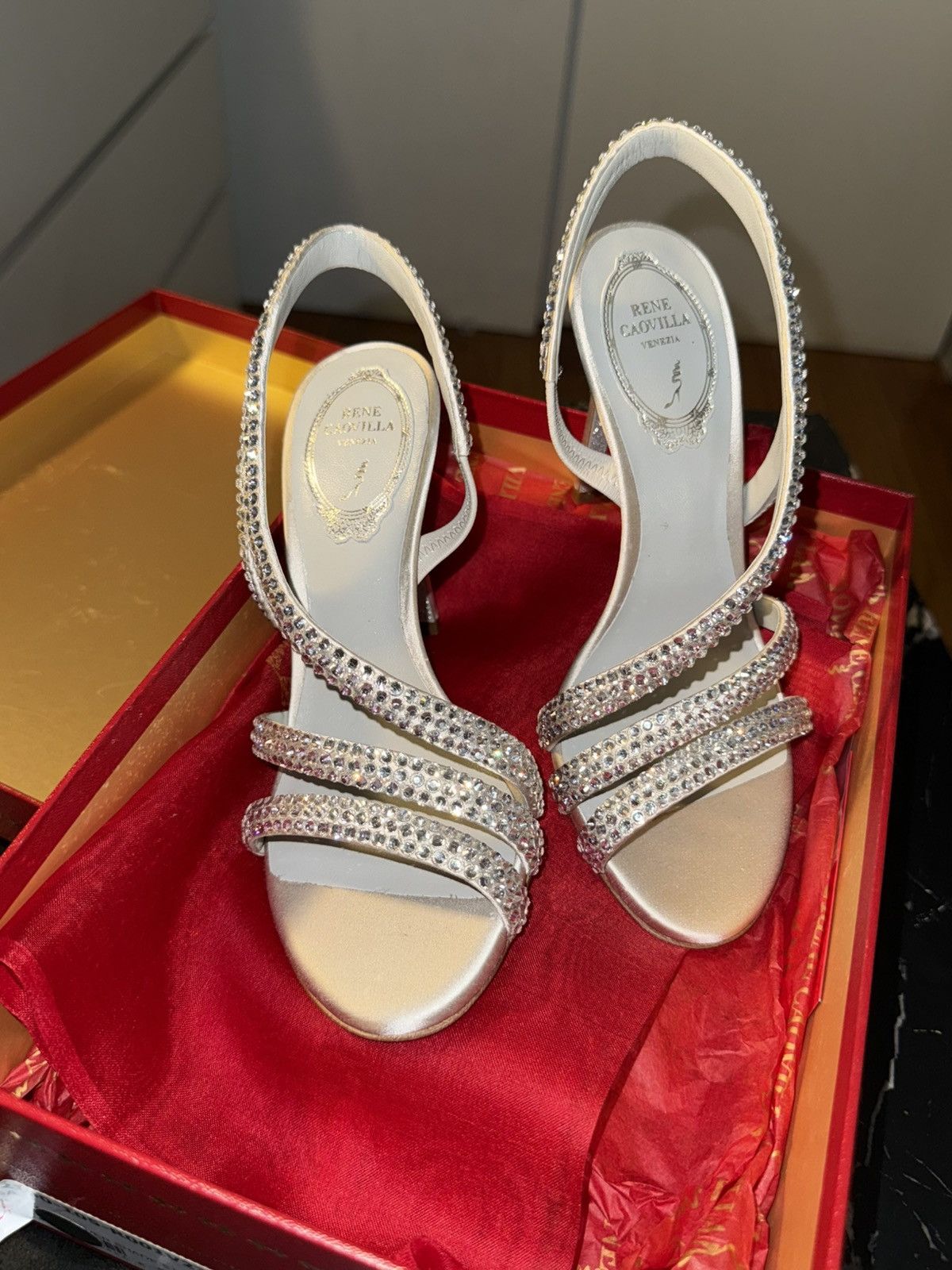 Rene Caovilla RENE CAOVILLA LISA SANDALS Size US 6 / IT 36 - 3 Thumbnail